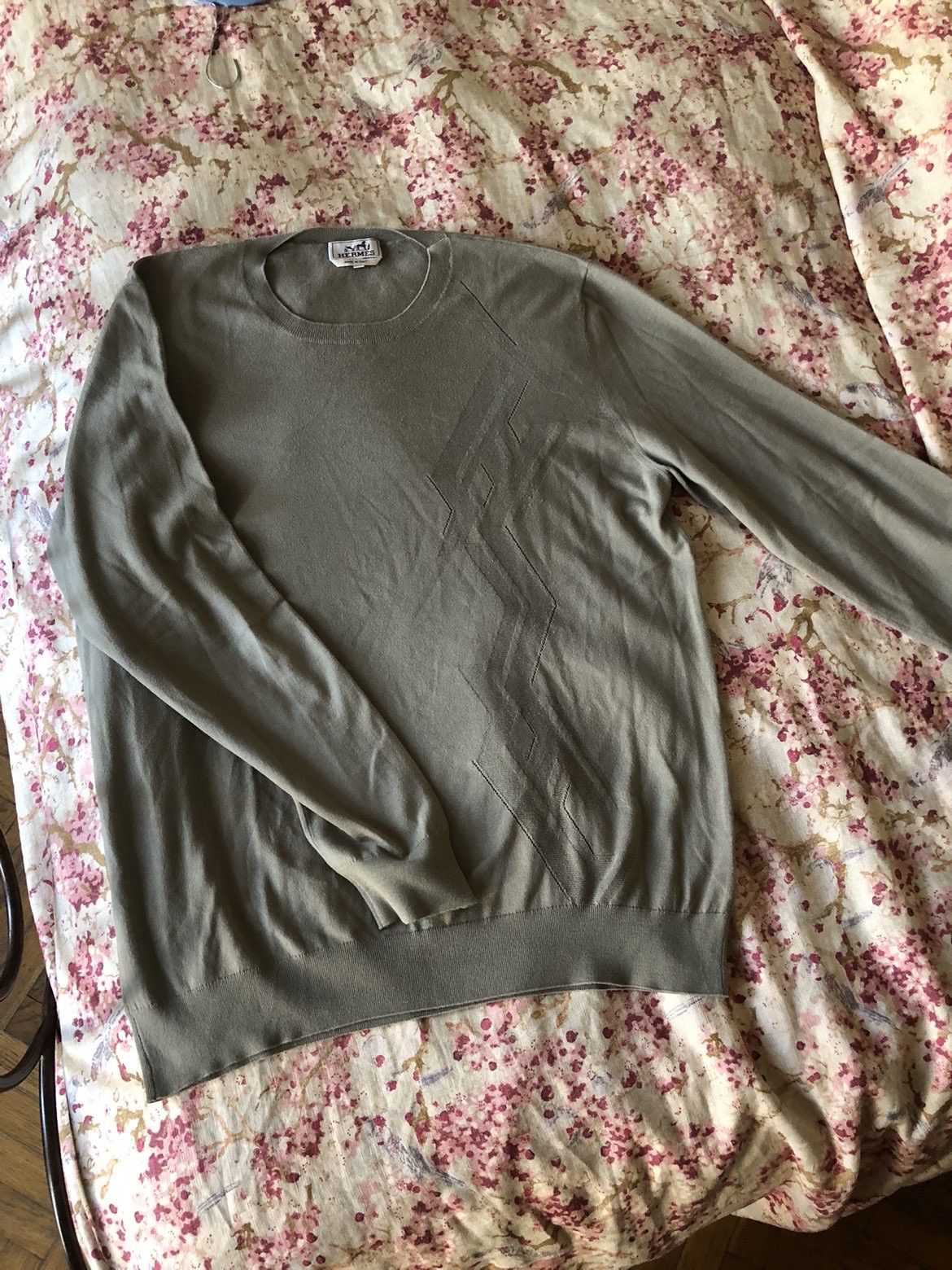 Hermes Hermes knit beige Size US L / EU 52-54 / 3 - 1 Thumbnail