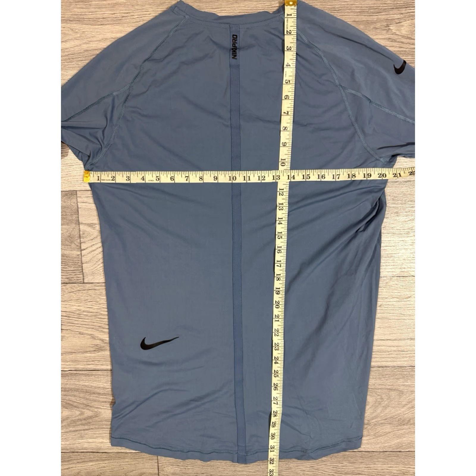 Nike NIKE Pro Tech Pack Long Sleeve Training Top Shirt XL Blue BQ0588-418 Pro Nike Mens Shirt Gym Training Activewear Size US XL / EU 56 / 4 - 3 Thumbnail