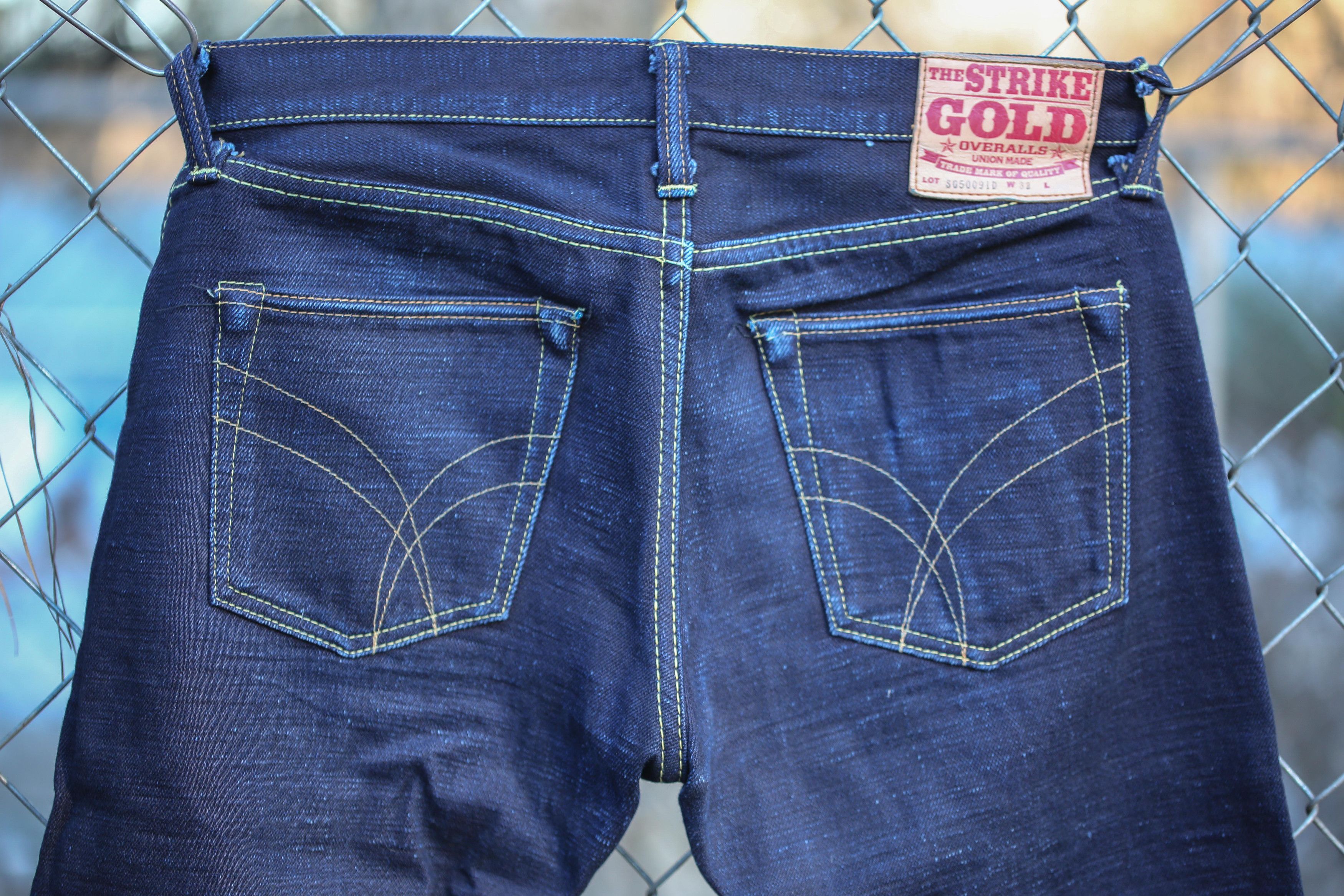 The Strike Gold SG5009ID (Double Indigo)- 15.5oz Size US 32 / EU 48 - 4 Thumbnail