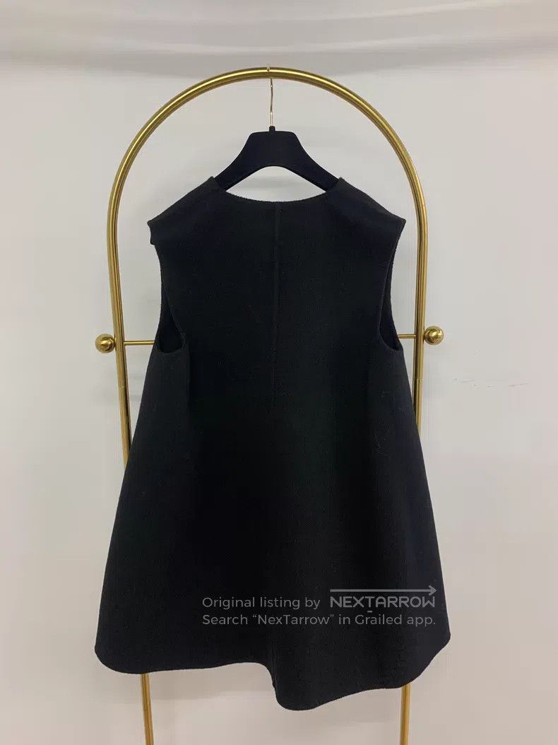 Fendi Fendi Black Wool and Fox Fur Vest Size XS / US 0-2 / IT 36-38 - 3 Thumbnail