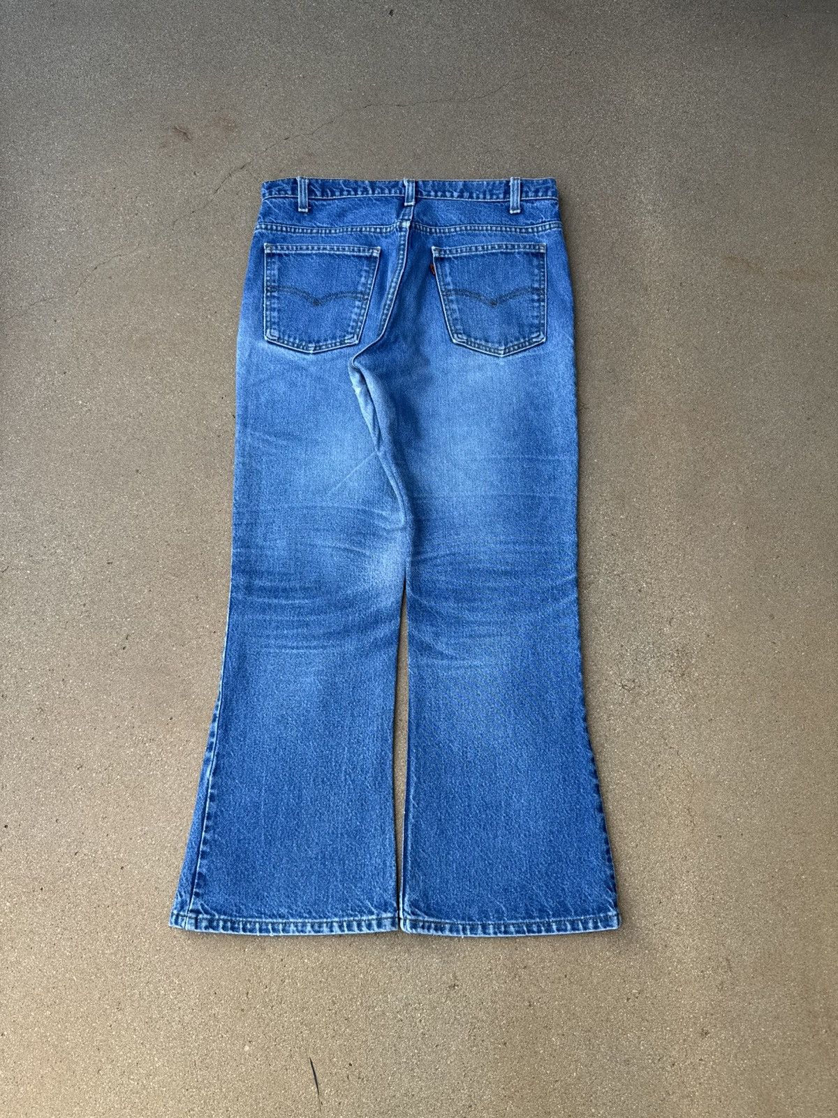 Levi's Vtg 80’s Levi’s 646 Orange Tab Bellbottom Flare Jeans 34x28 Size US 34 / EU 50 - 2 Thumbnail