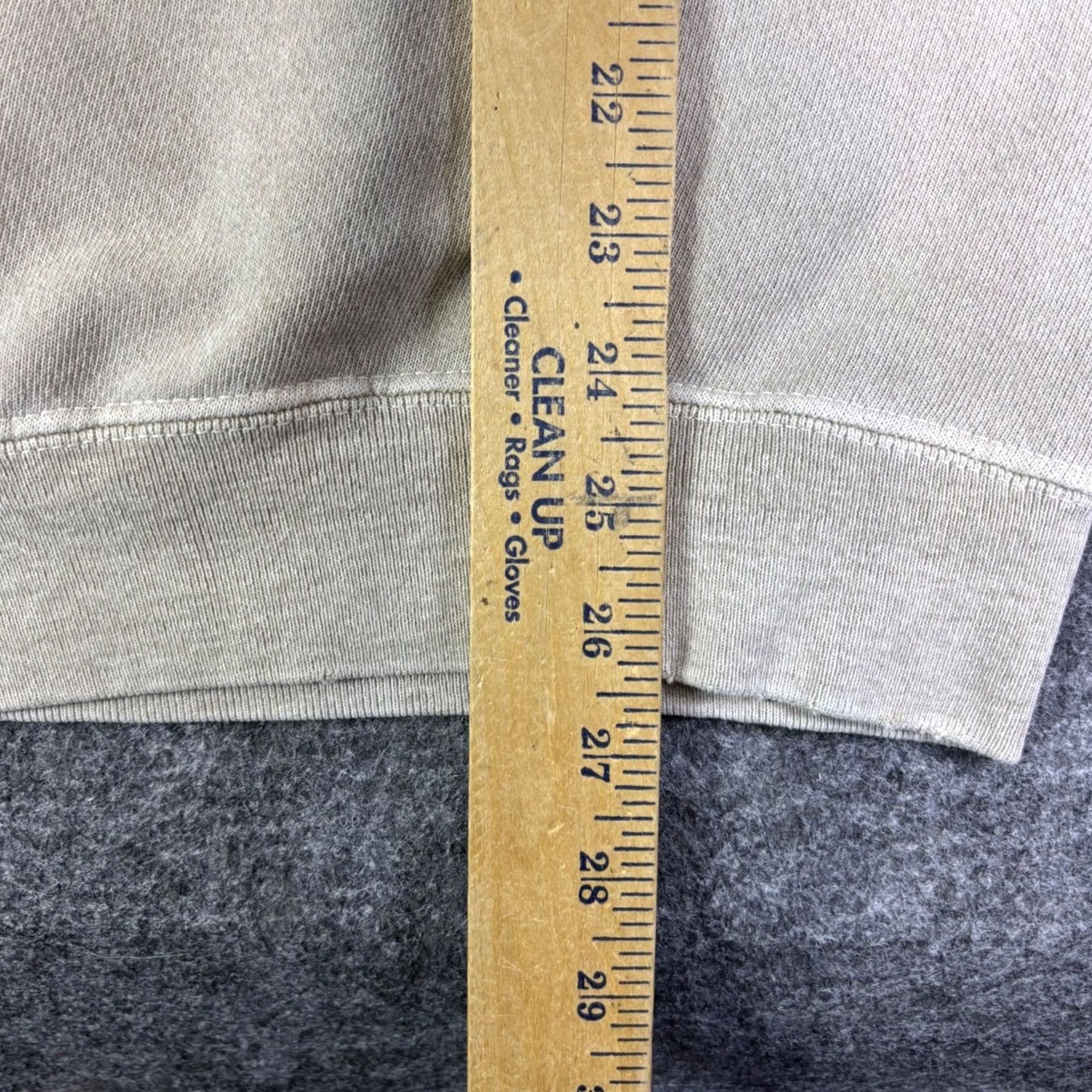Vintage VINTAGE LA Loving Sweatshirt Shirt Tan Beige Distressed 1990s Heavyweight Long Sleeve L Womens Mens Size US L / EU 52-54 / 3 - 4 Thumbnail