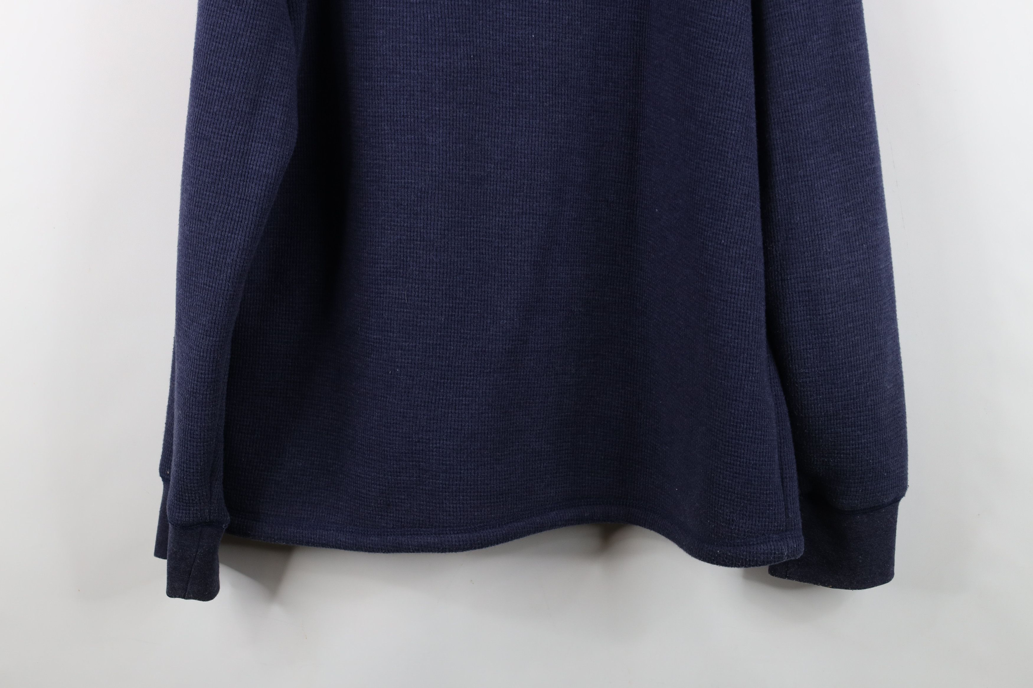 Vintage Vintage 90s Y2K Streetwear Lined Thermal Henley Sweatshirt Size US M / EU 48-50 / 2 - 13 Thumbnail
