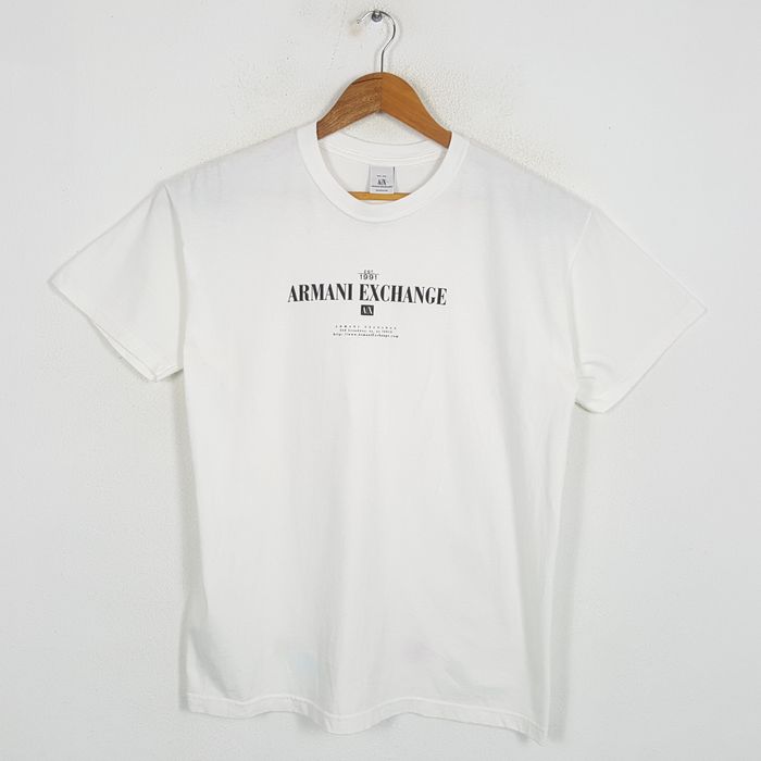 Vintage armani discount exchange t shirt