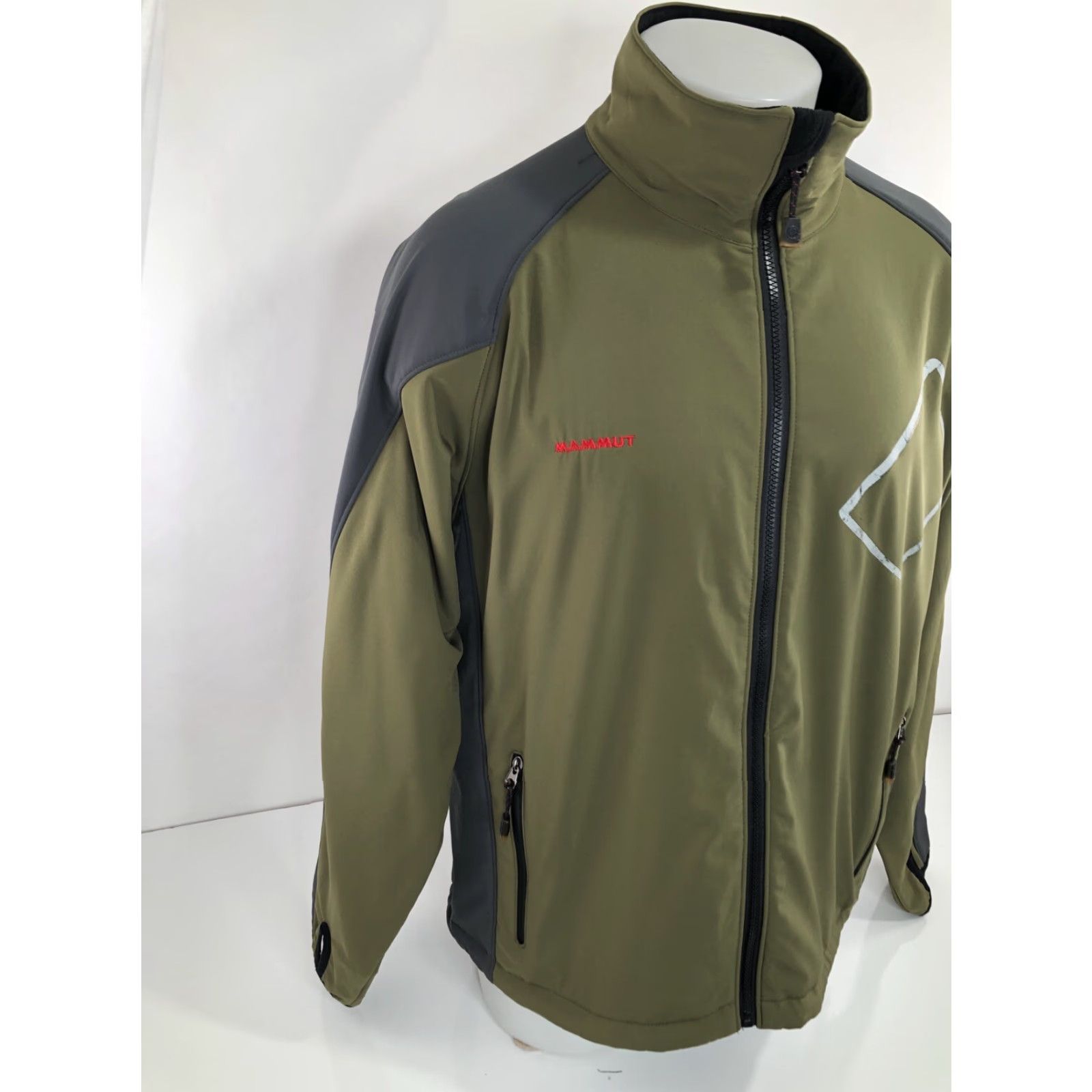 Mammut MAMMUT Embroidered Mammoth Mens Jacket L Thumbhole Green Softshell Size US L / EU 52-54 / 3 - 2 Thumbnail