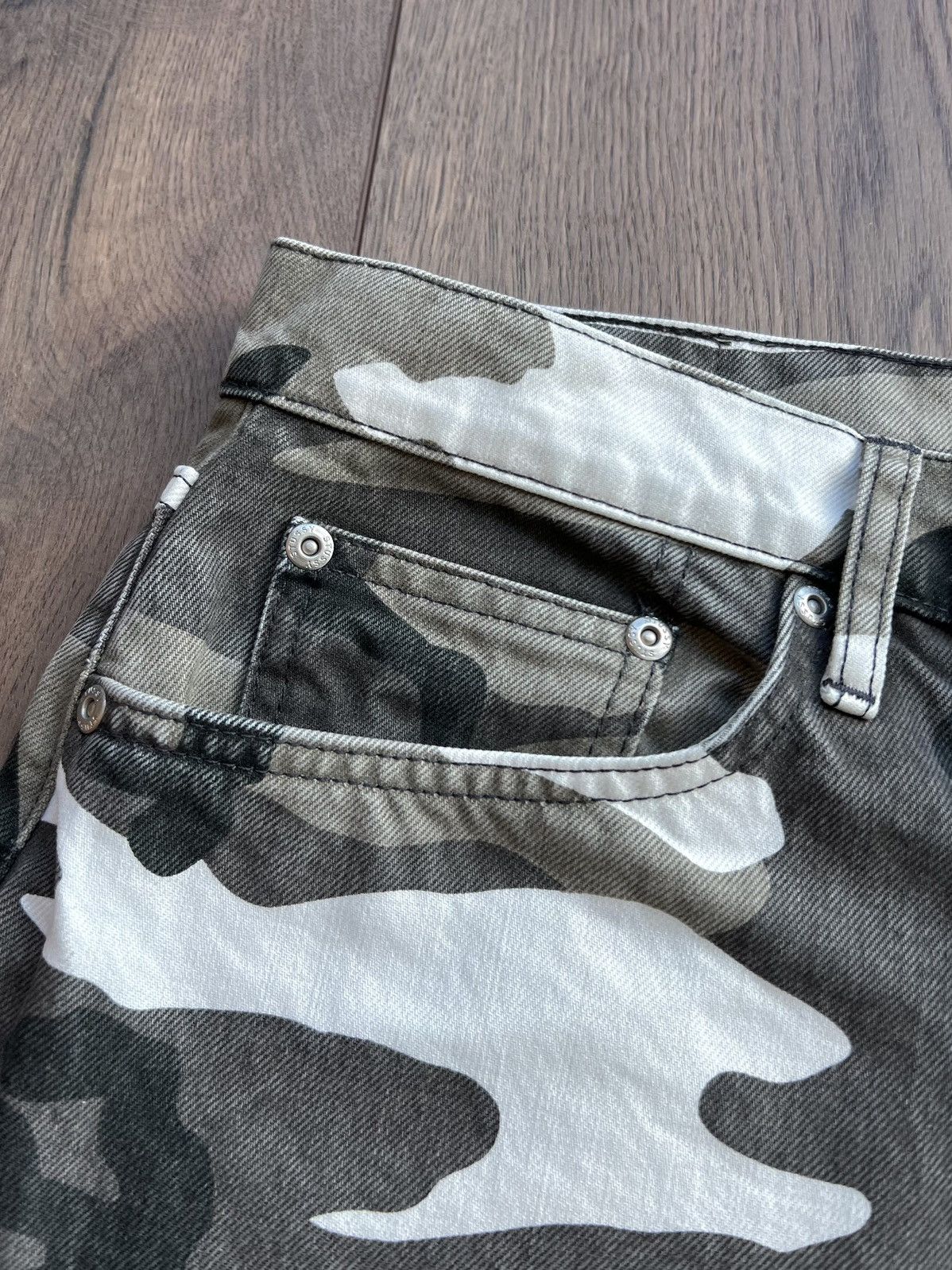 Stussy Stussy Denim Snow Camo Big Ol Jeans 36 Size US 36 / EU 52 - 4 Thumbnail