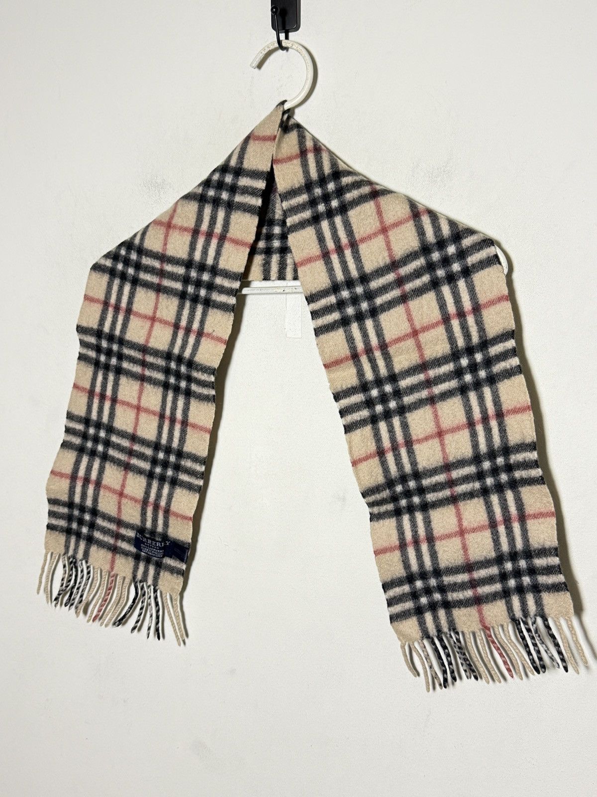 Burberry burberry cashmere nova check camel scarf Size ONE SIZE - 2 Thumbnail