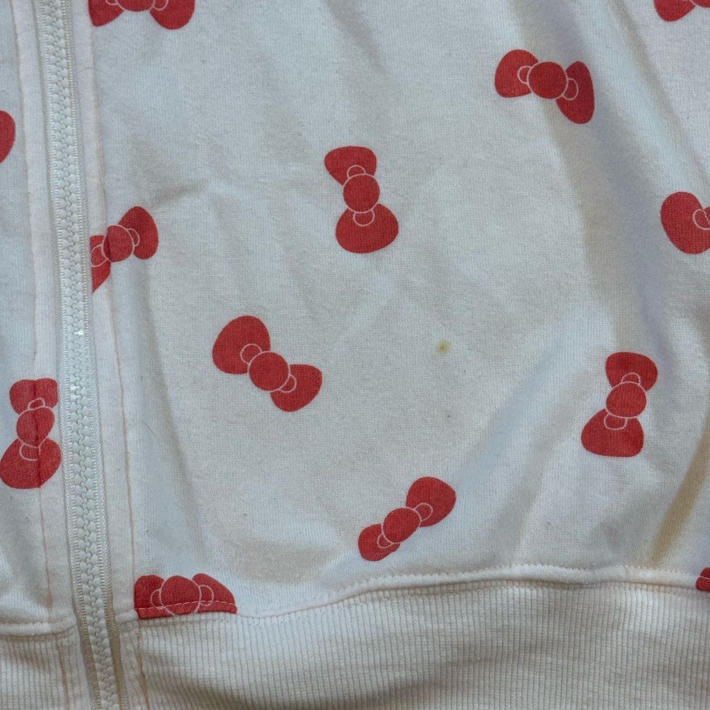 Other Hello Kitty Women’s XL Pink Zip Hoodie Bow Print Size XXL / US 16-18 / IT 52-54 - 9 Thumbnail