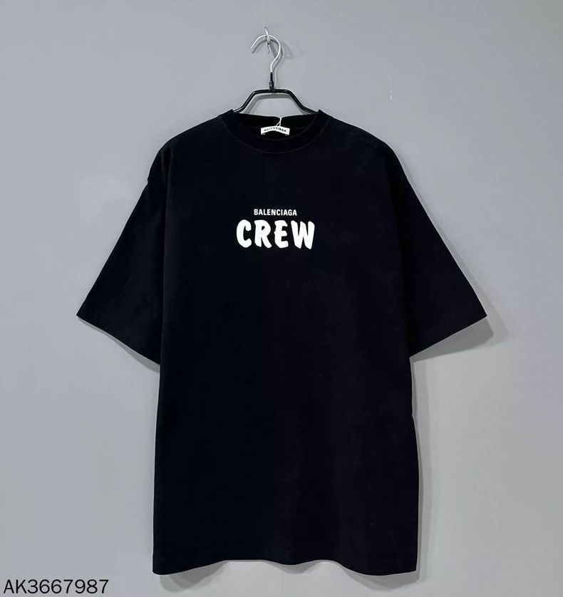 Balenciaga Balenciaga Crew printed logo short sleeves 2502-Nextarrow Size US XS / EU 42 / 0 - 2 Thumbnail