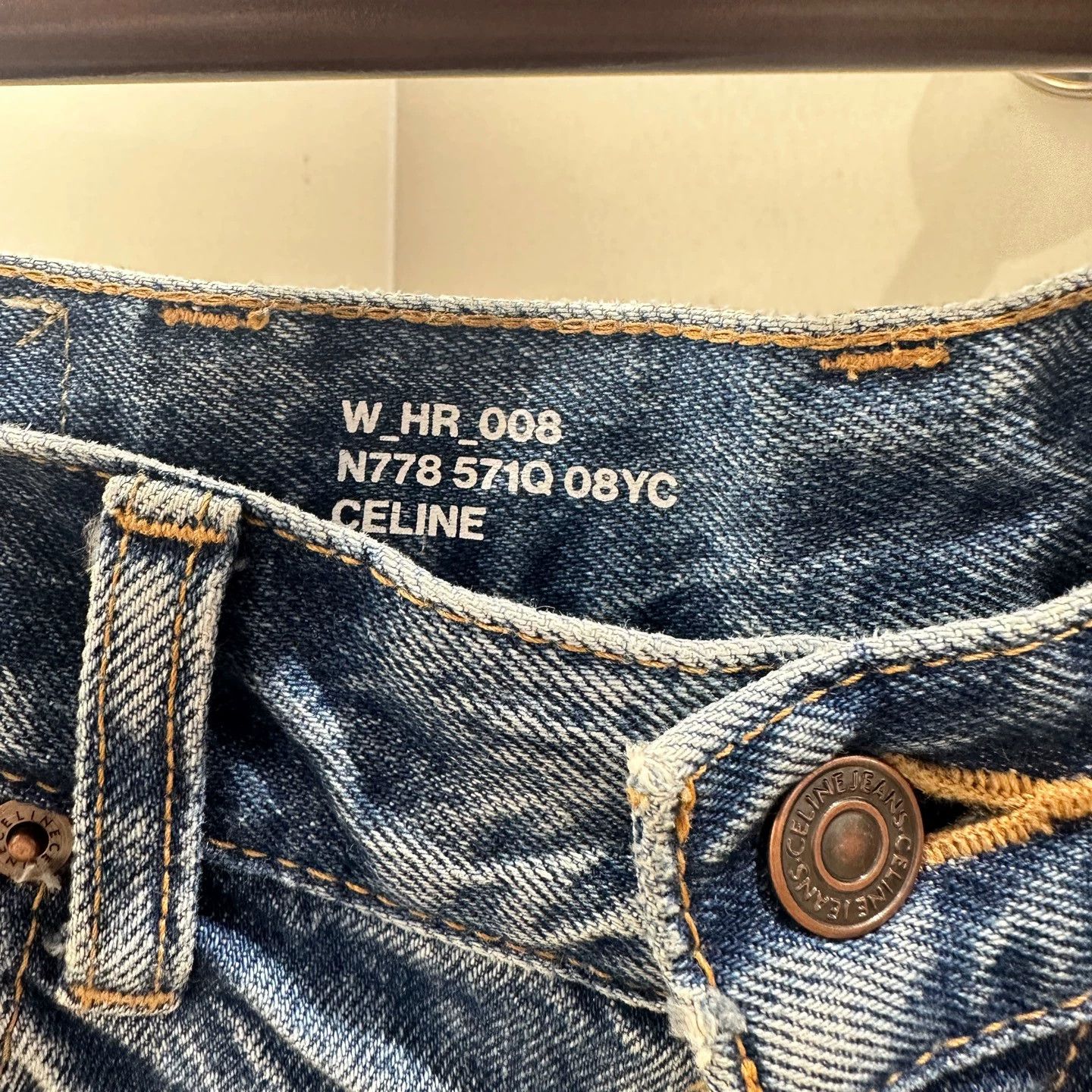 Celine Celine May298 Light Wash Women's Jeans 24 Size 24" / US 00 / IT 34 - 3 Thumbnail