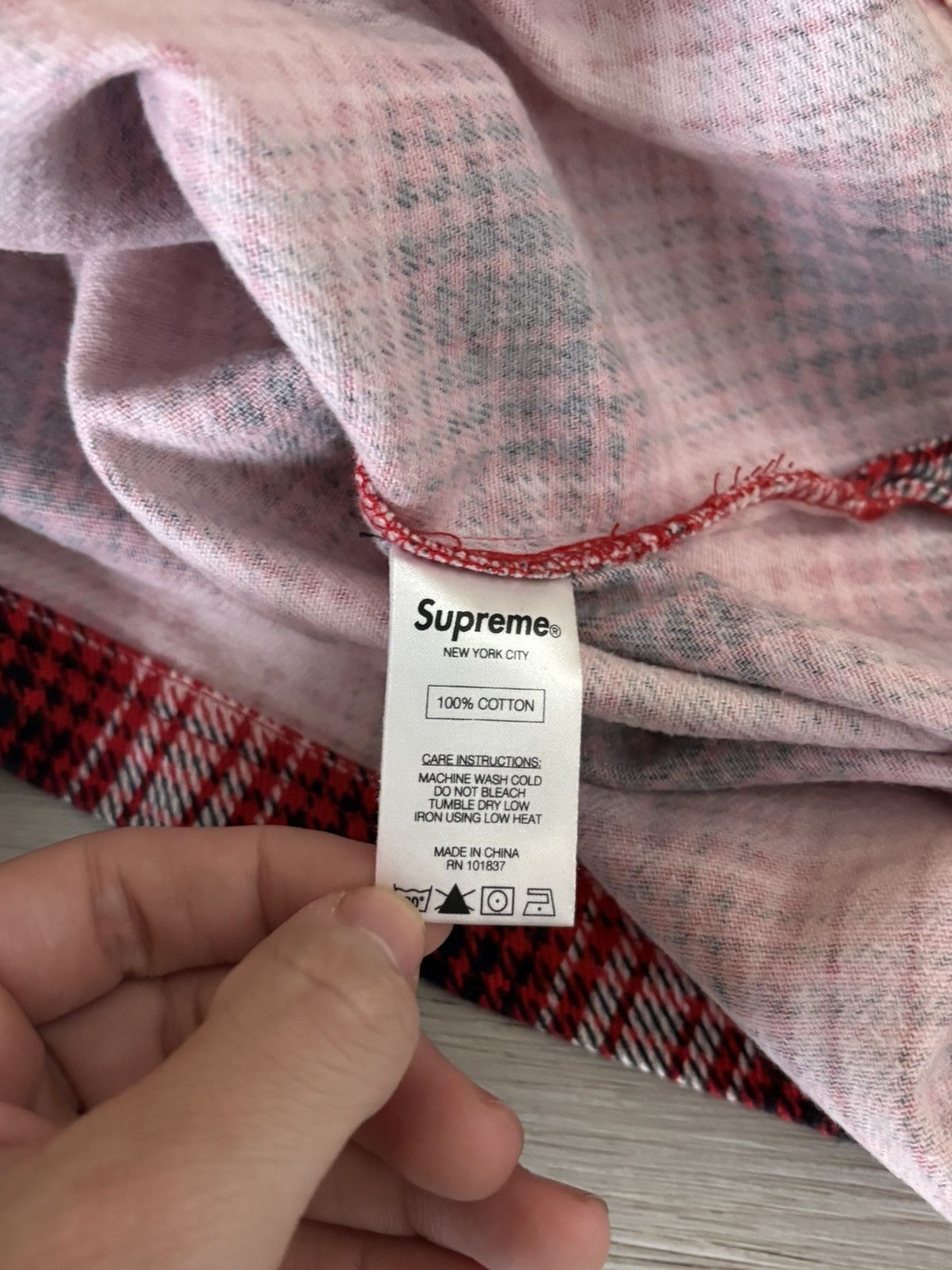 Supreme Supreme Shadow Plaid Rugby FW14 Size US L / EU 52-54 / 3 - 6 Thumbnail