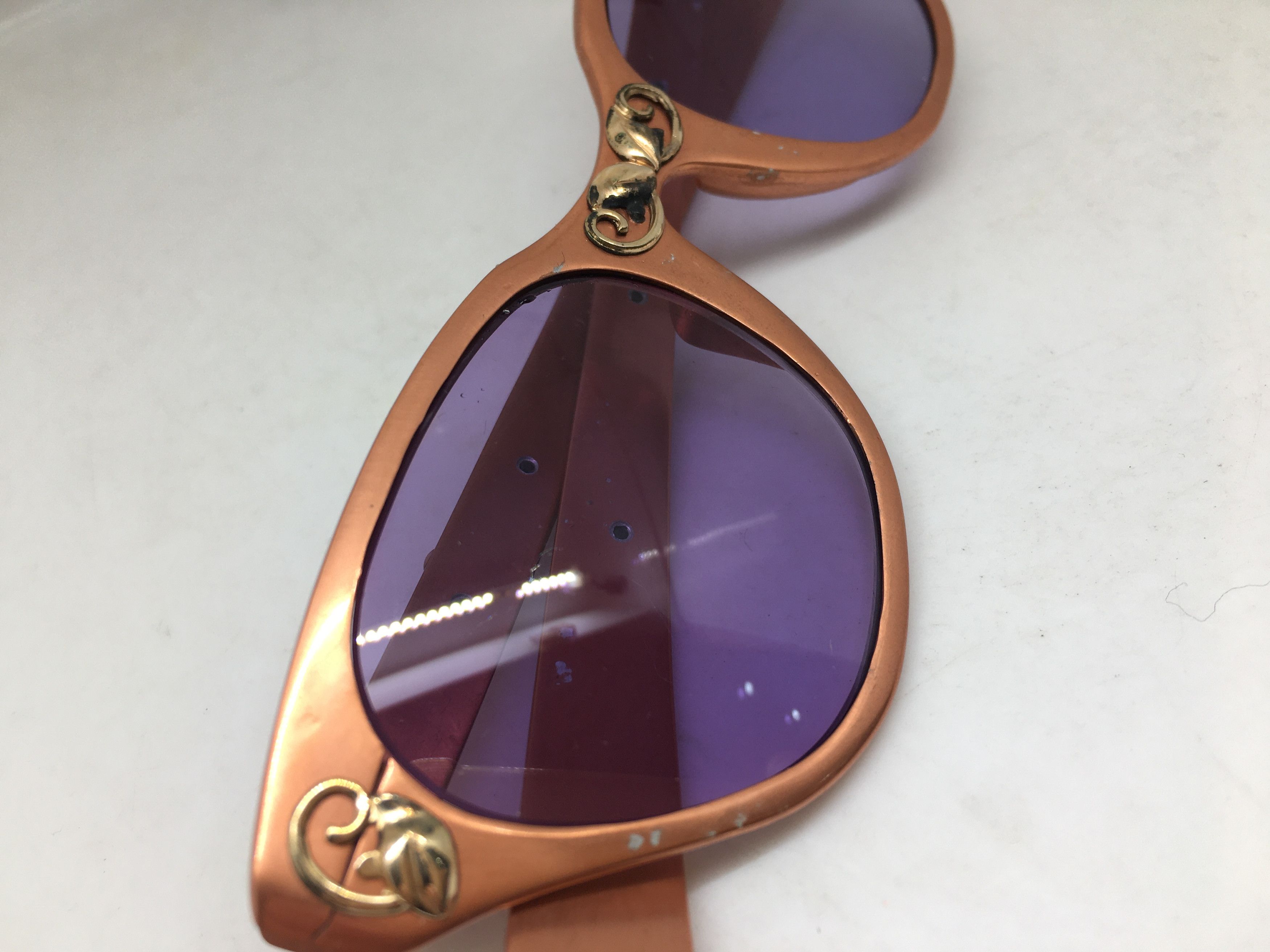 Vintage Vintage 50s TURA Woman Aluminum Cateye Sunglasses Size ONE SIZE - 10 Thumbnail