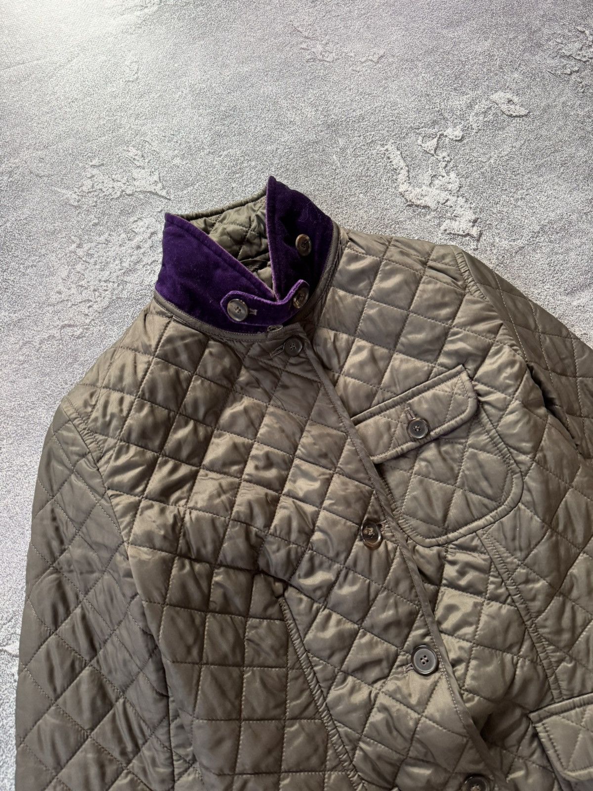 Designer Waterville 42 Italy quilted field jacket coat bomber Size M / US 6-8 / IT 42-44 - 7 Thumbnail
