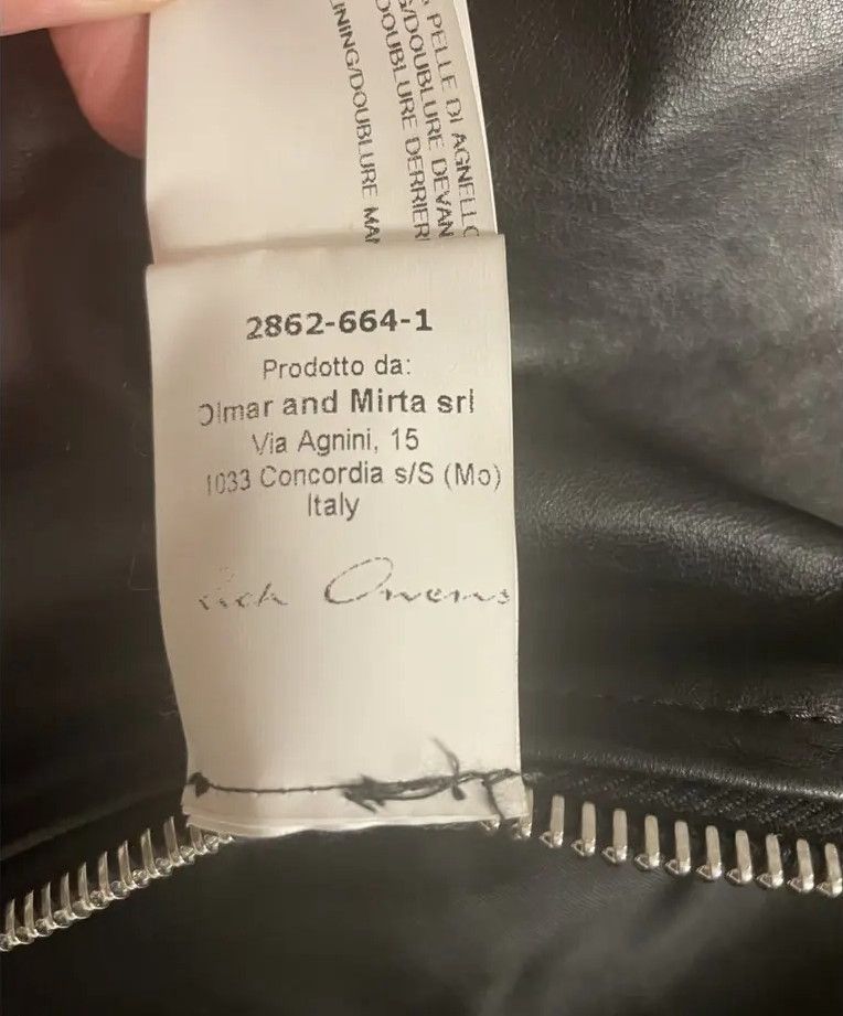 Rick Owens Rick Owens hooded zip biker leather jacket Size US M / EU 48-50 / 2 - 8 Thumbnail