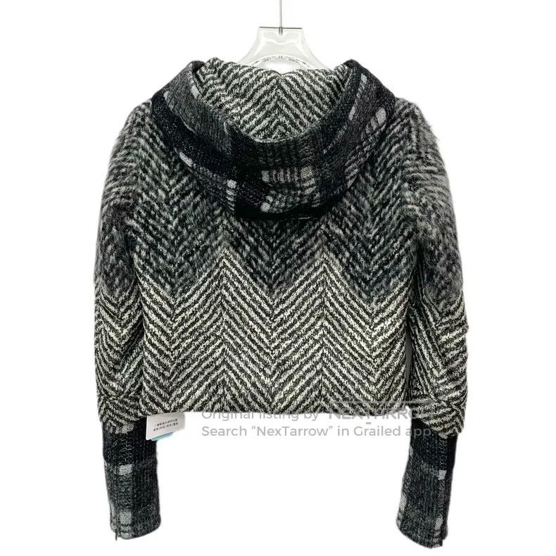 Chanel Chanel Black and gray textured horsehair stitching tweed h Size XS / US 0-2 / IT 36-38 - 2 Thumbnail