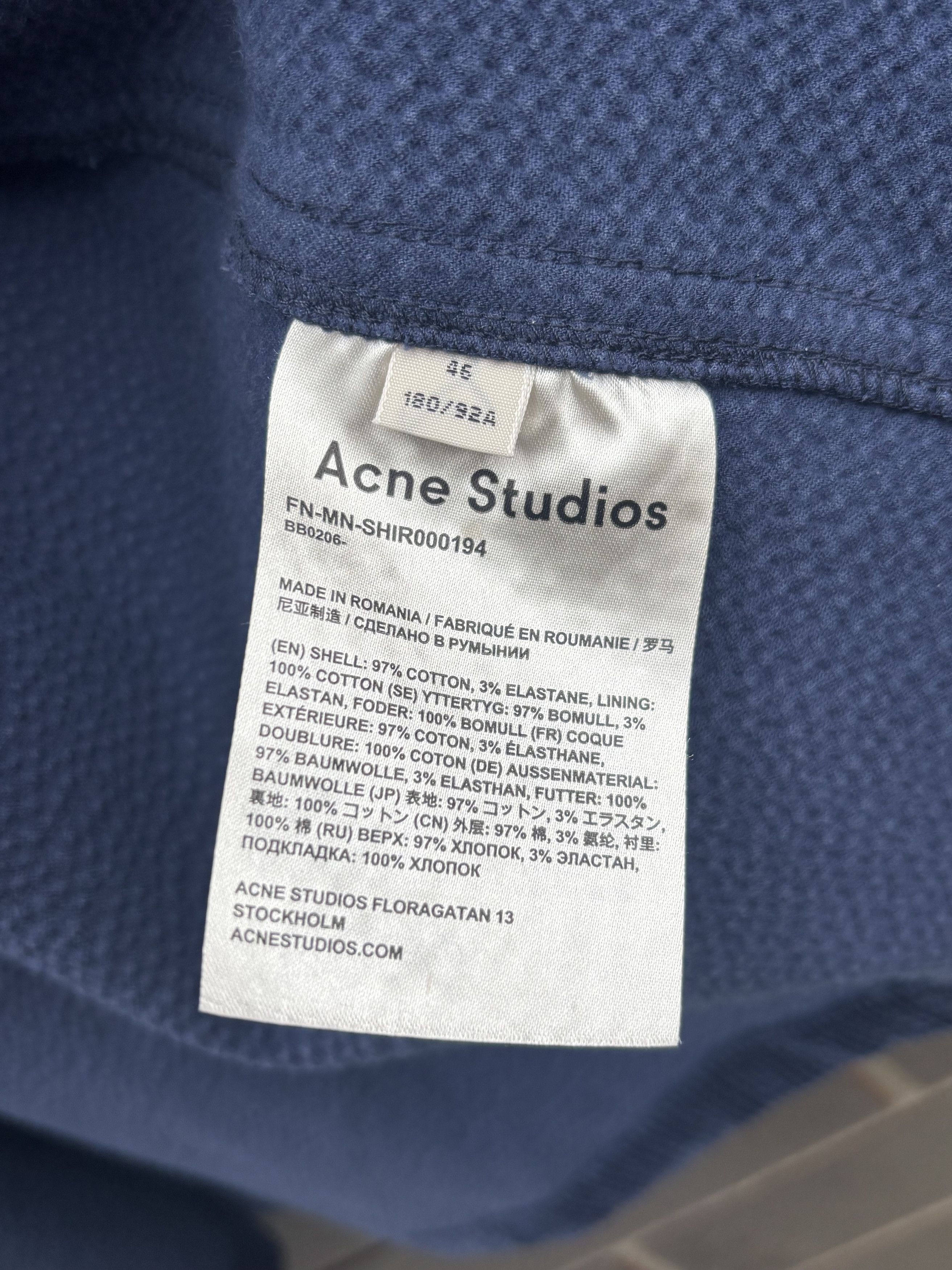 Acne Studios Acne Studios Corduroy Overshirt Size US M / EU 48-50 / 2 - 7 Thumbnail