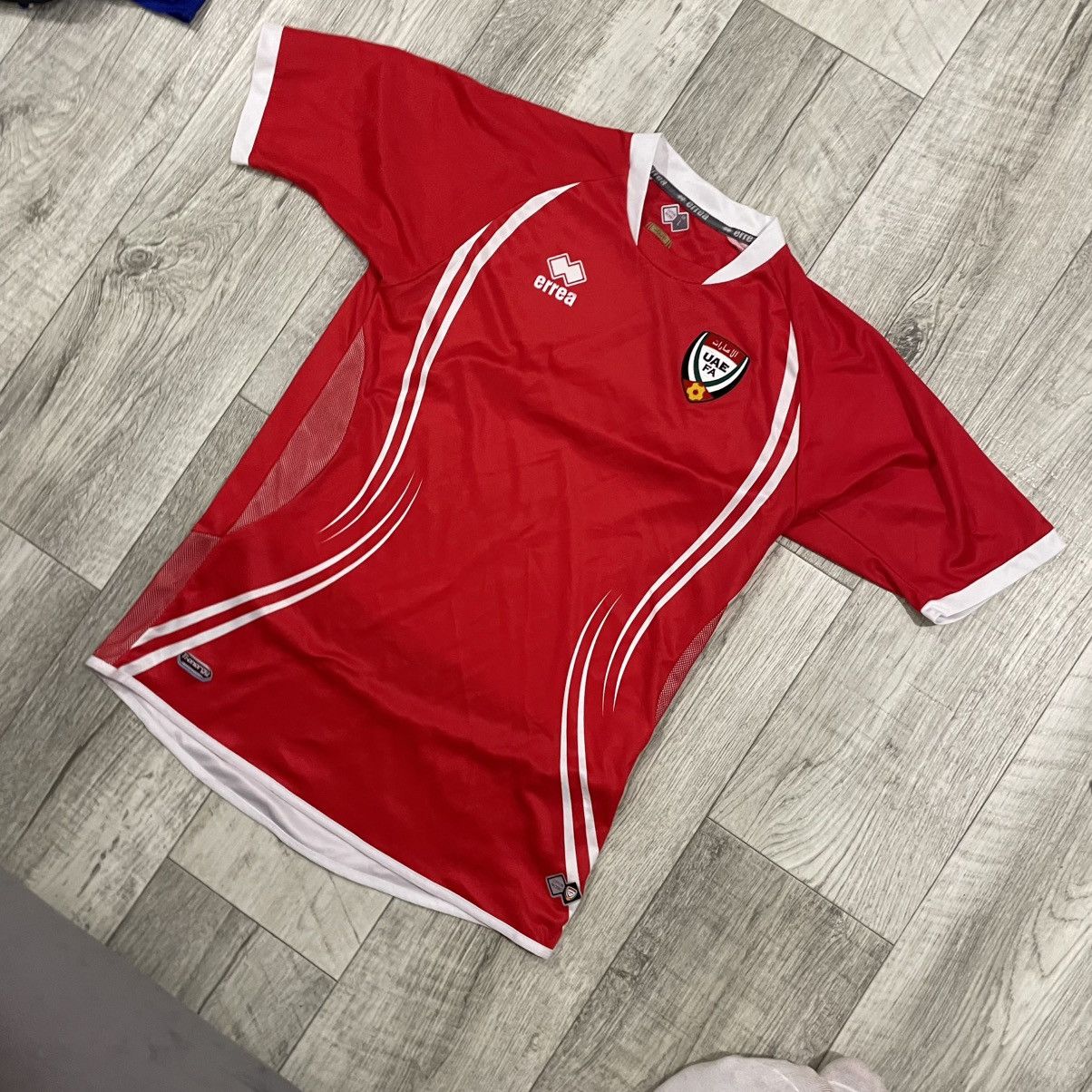 Pro Player United Arab Emirates jersey UAE Dubai soccer tee shirt errea Size US L / EU 52-54 / 3 - 1 Thumbnail