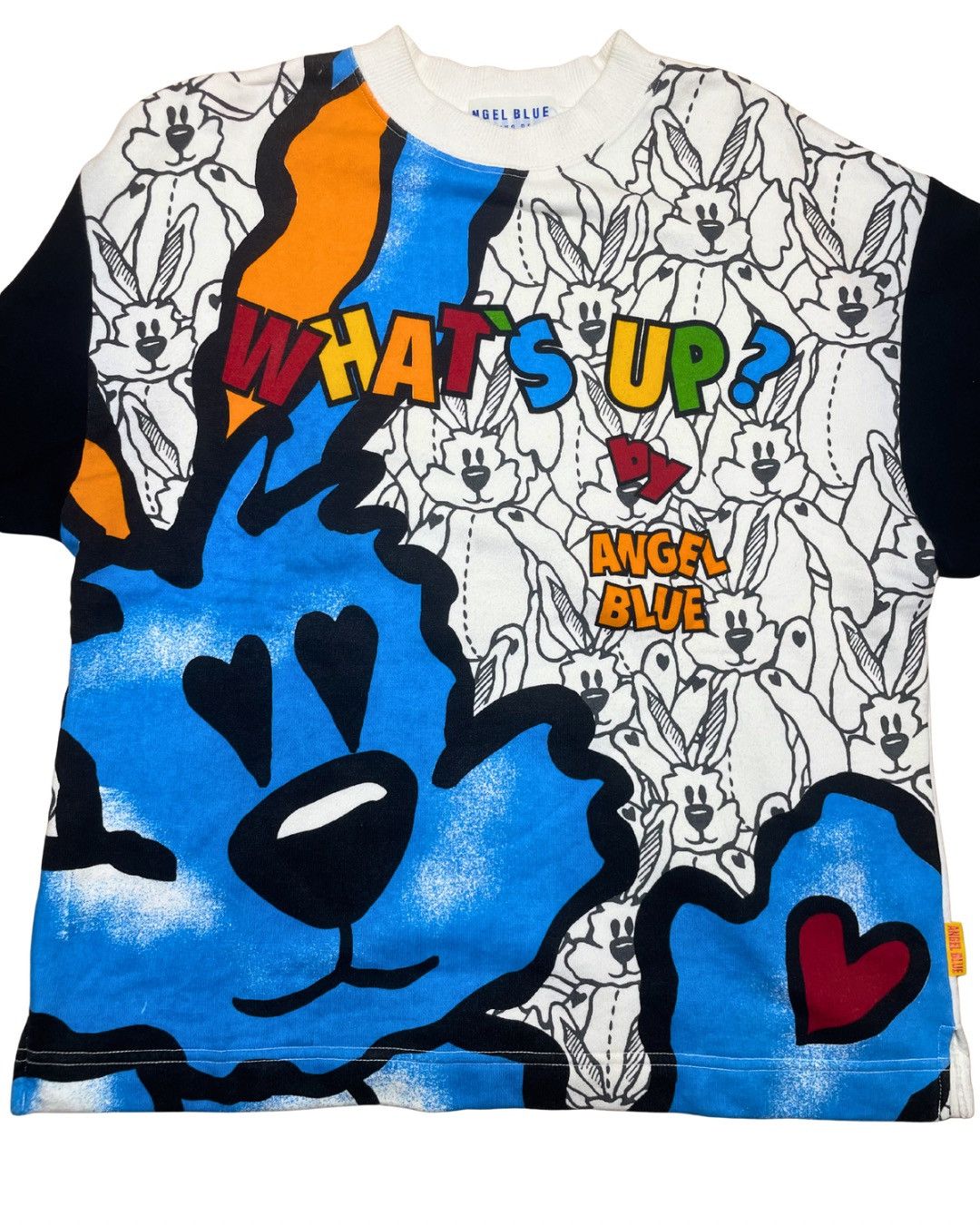 Angel Blue Angel Blue “What’s Up?” Big Graphic Character Sweatshirt Size L / US 10 / IT 46 - 4 Thumbnail