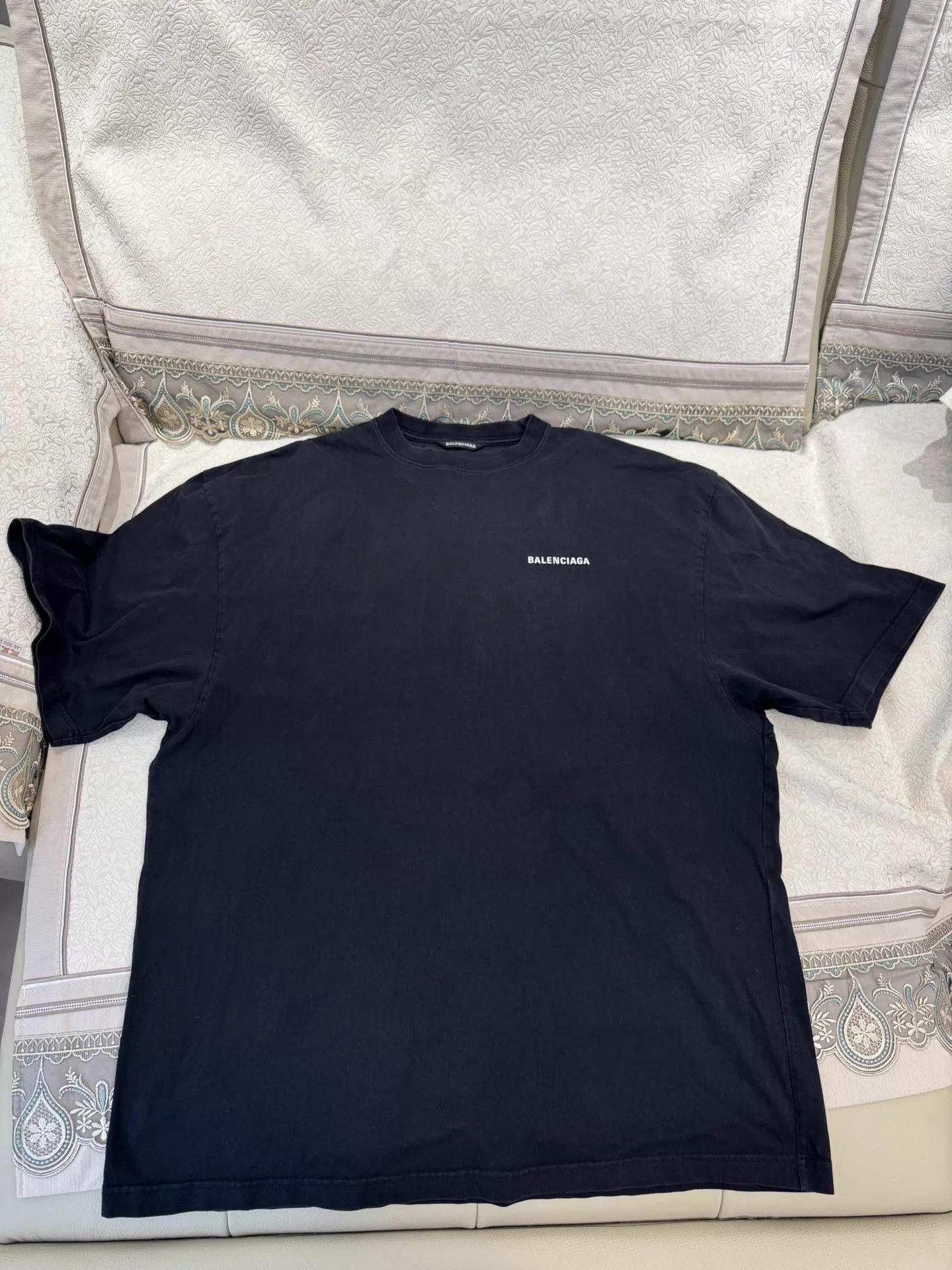 Balenciaga Balenciaga Men's Black Sport Logo Short Sleeve T-Shirt S Size US S / EU 44-46 / 1 - 1 Thumbnail