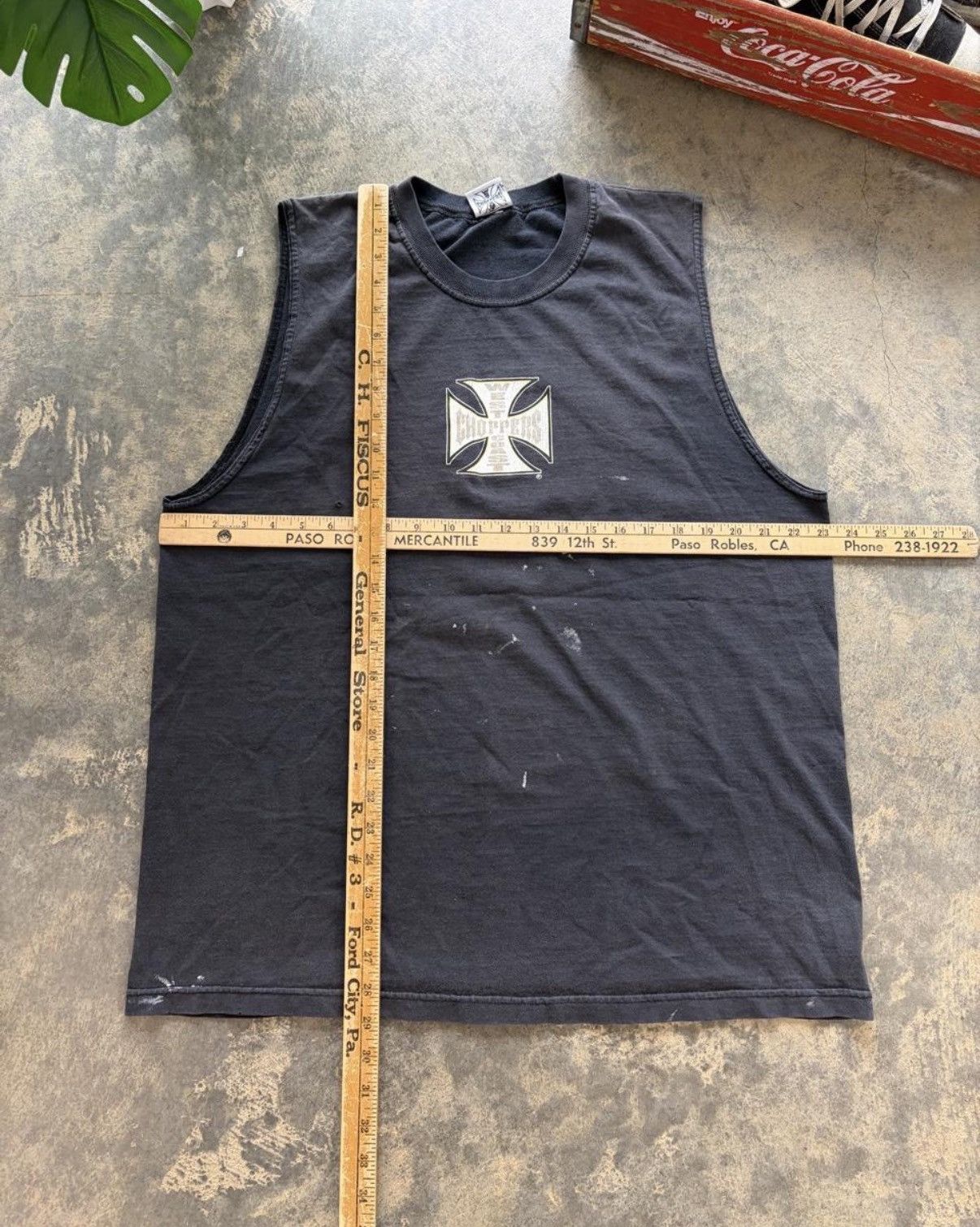 West Coast Choppers Vintage West Coast Choppers Cut Off T-Shirt Size US XL / EU 56 / 4 - 5 Thumbnail