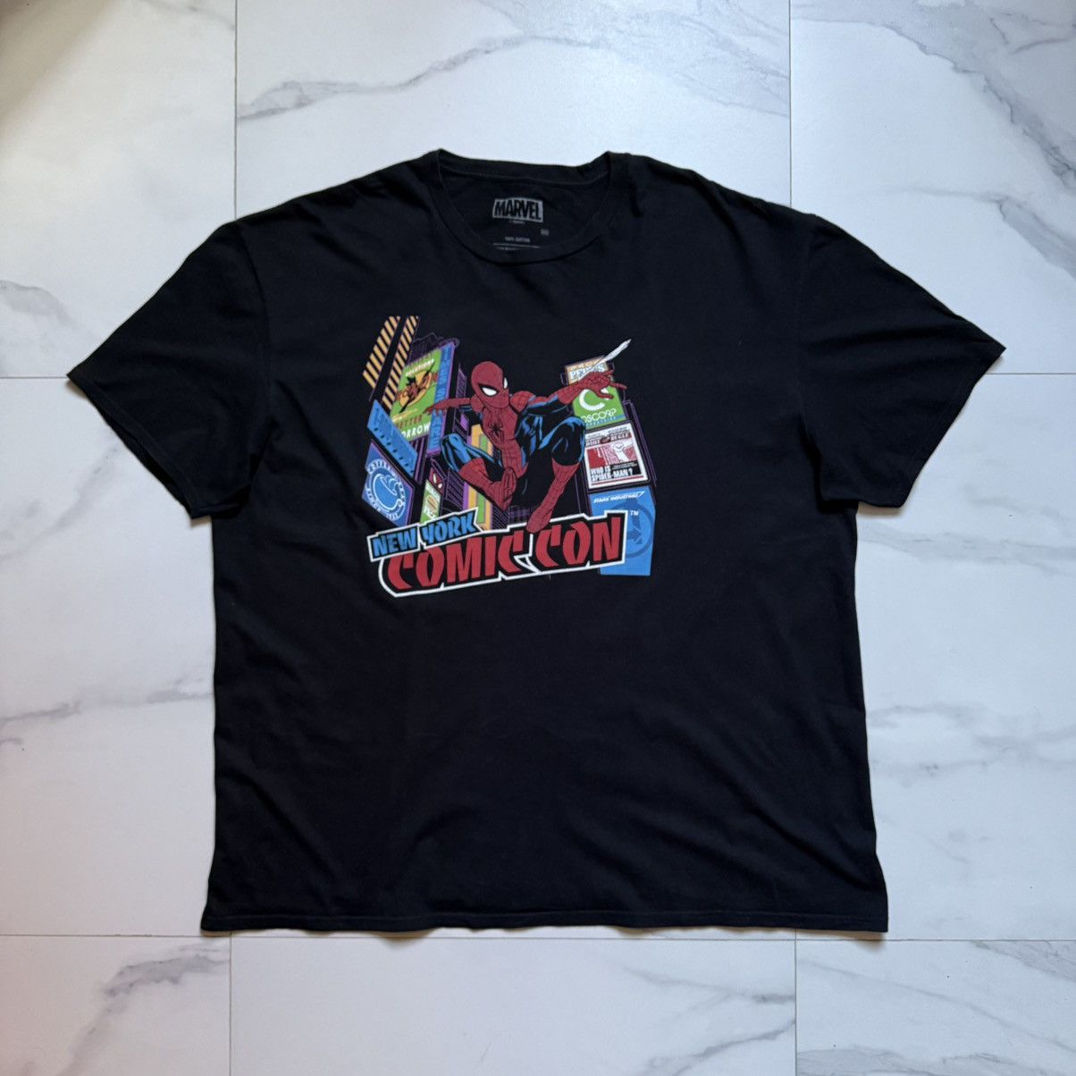 Marvel Comics Vintage Y2K New York Comic Con T-Shirt Size US XXL / EU 58 / 5 - 2 Thumbnail