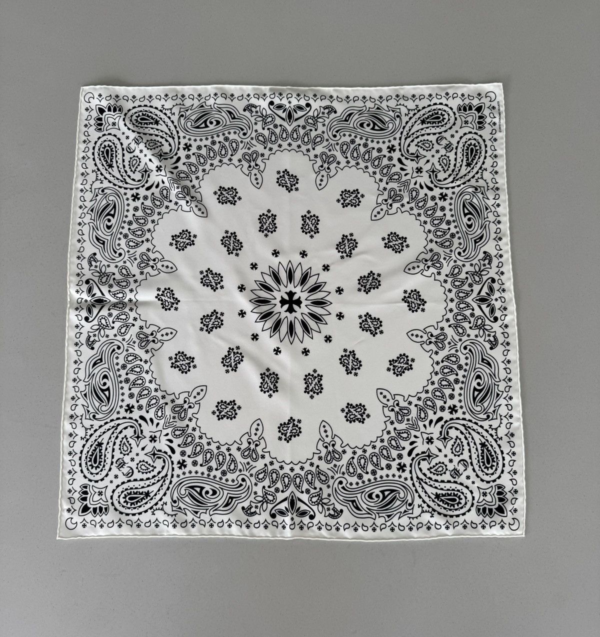 Chrome Hearts Chrome hearts silk bandana | Grailed