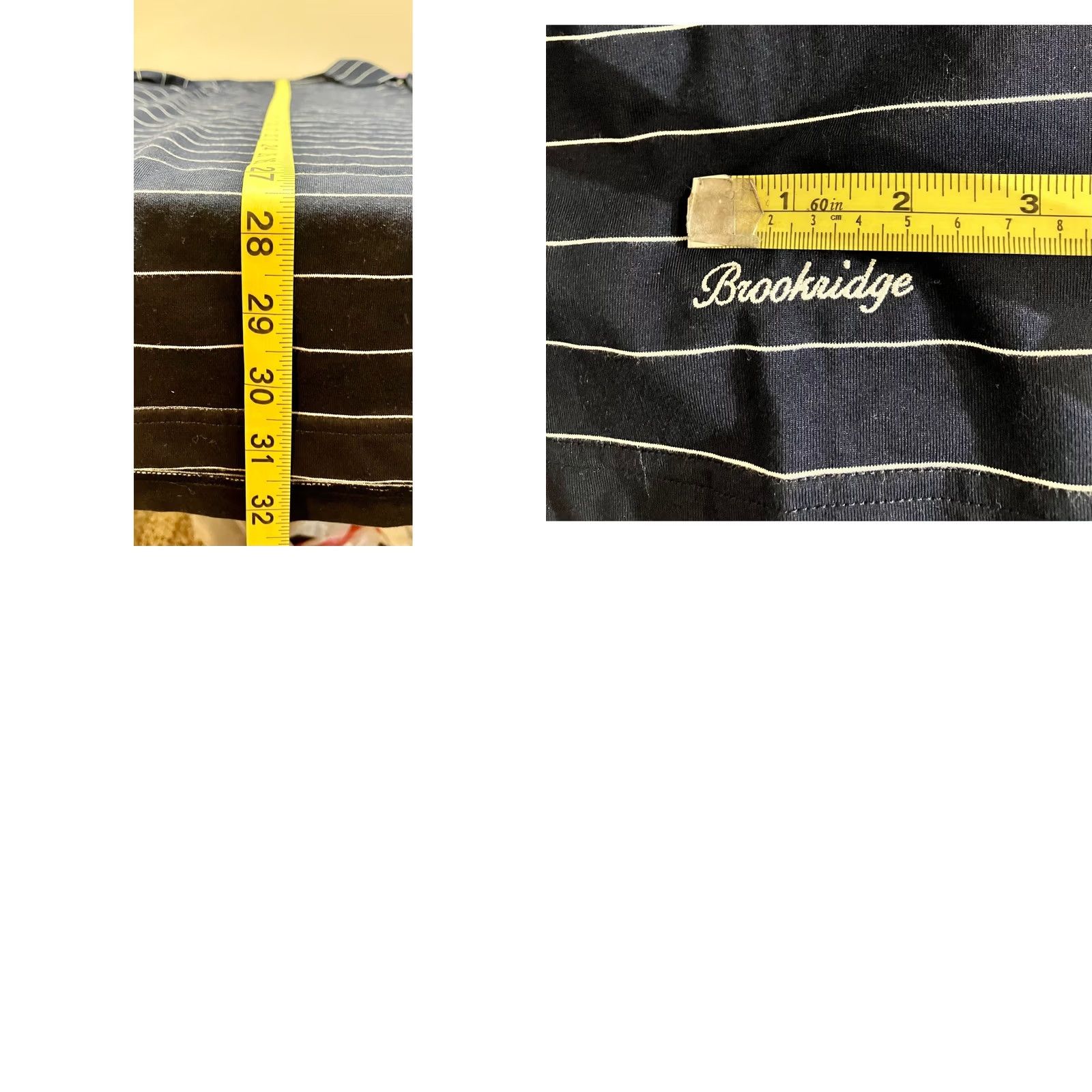 Vintage VINTAGE Martin Golf Performance Short Sleeve Polo Shirt Blue & White Stripe Mens XL Size US XL / EU 56 / 4 - 8 Thumbnail