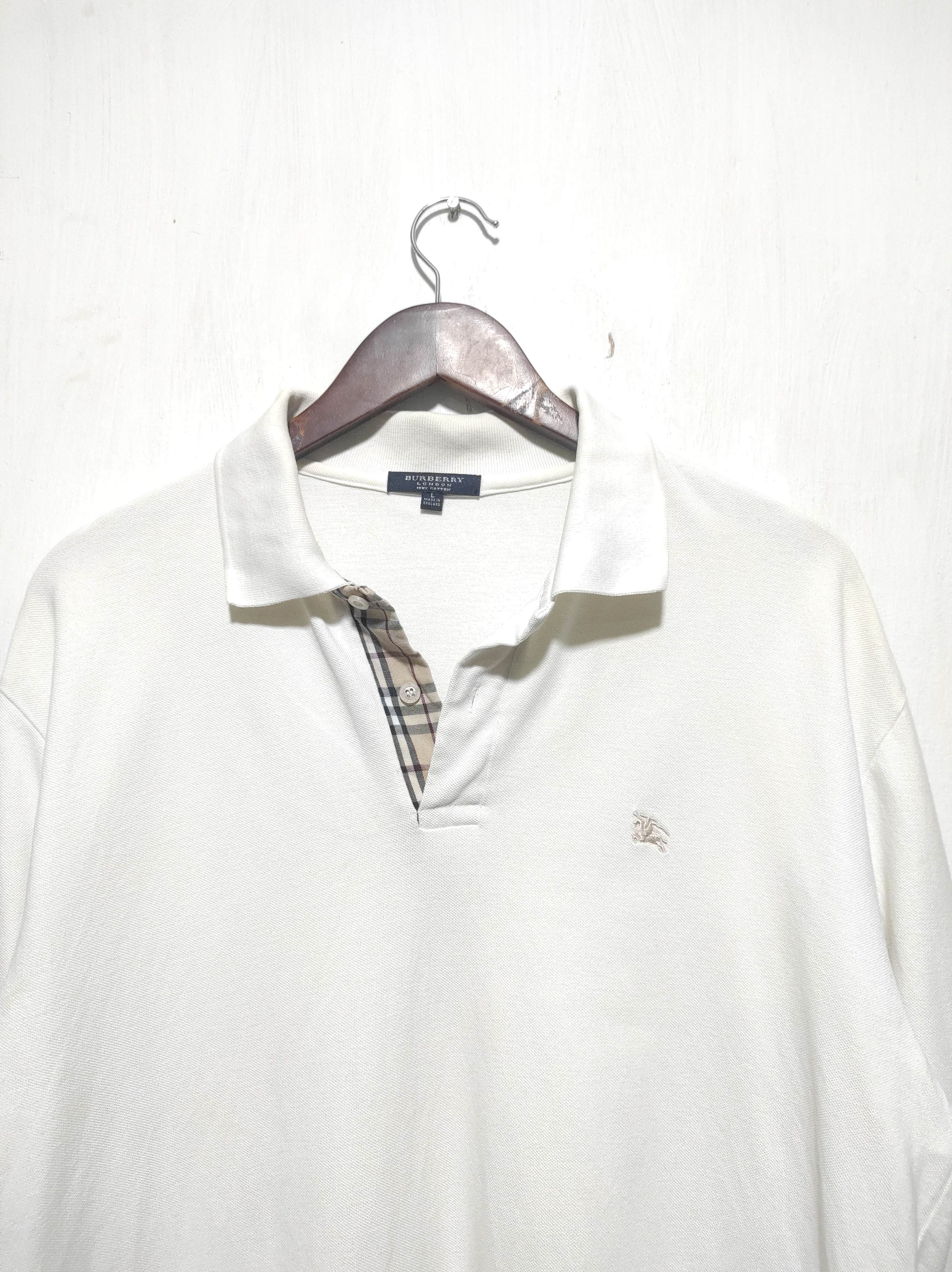 Burberry Polo Shirt Burberry Nova Check long slevee Size US M / EU 48-50 / 2 - 3 Thumbnail