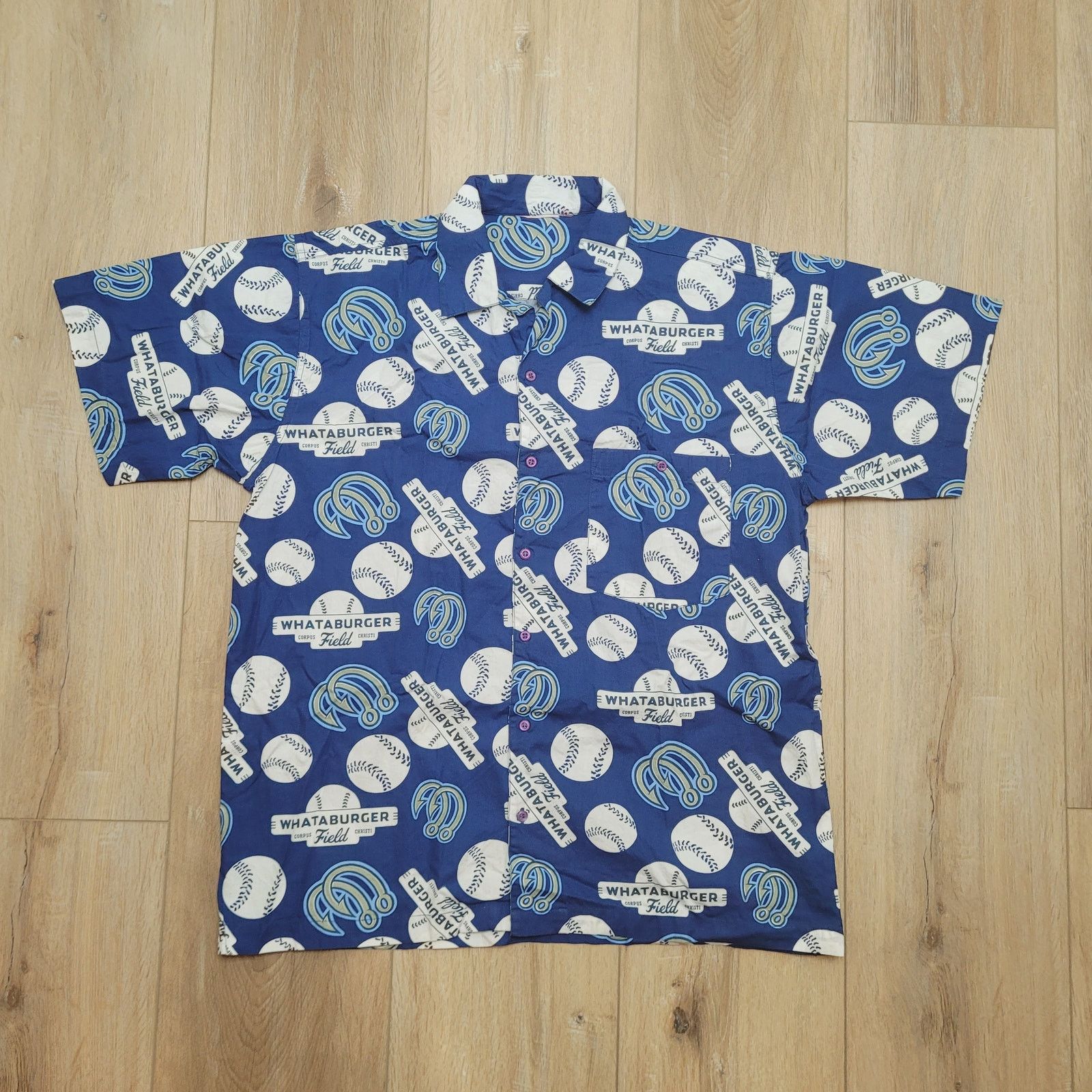 Other Whataburger Hooks Hawaiian Shirt XL MiLB SGA Texas Baseball Size US XL / EU 56 / 4 - 1 Thumbnail