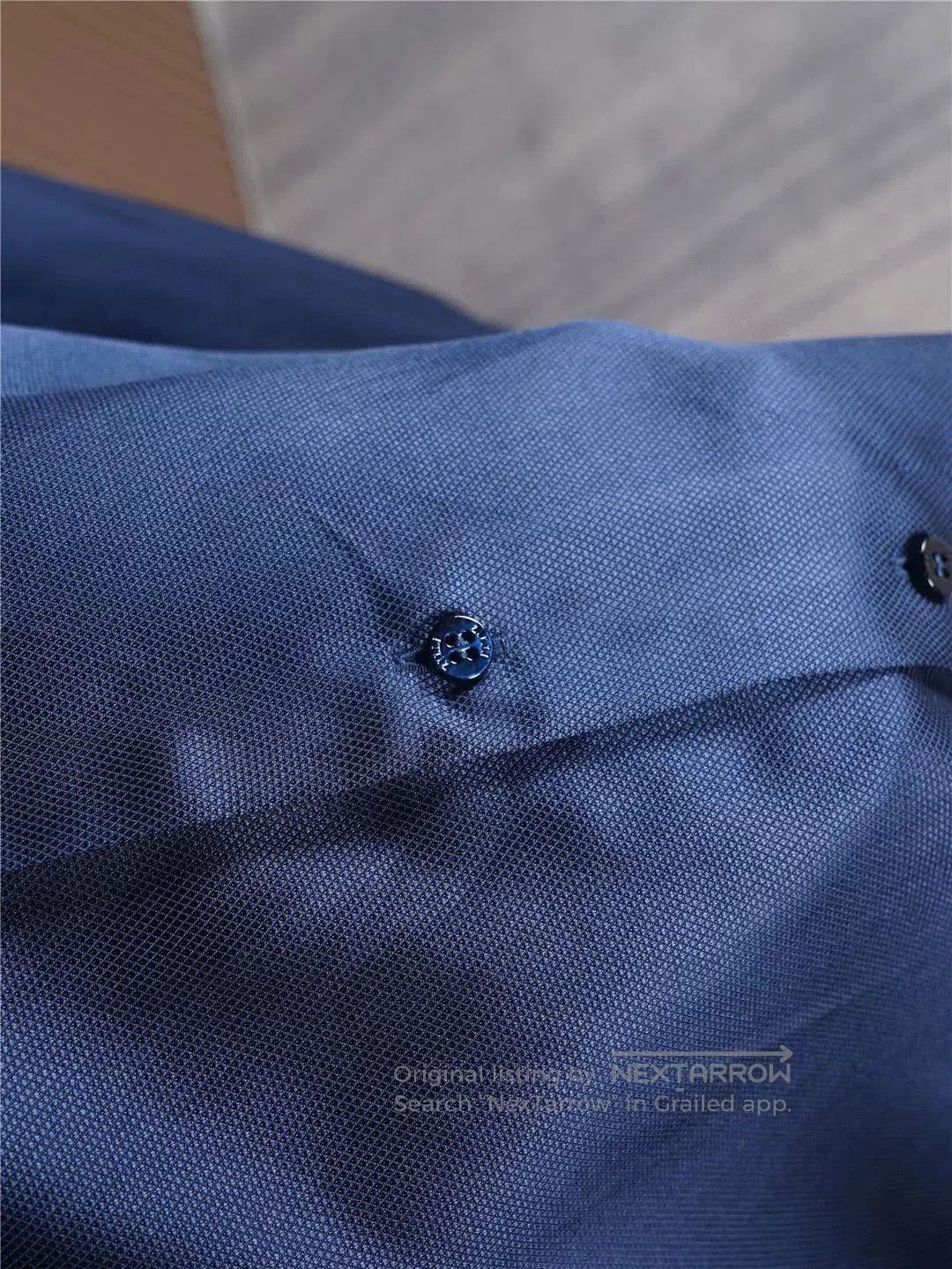 Zilli Navy Silk Shirt by Zilli. Size US M / EU 48-50 / 2 - 5 Thumbnail