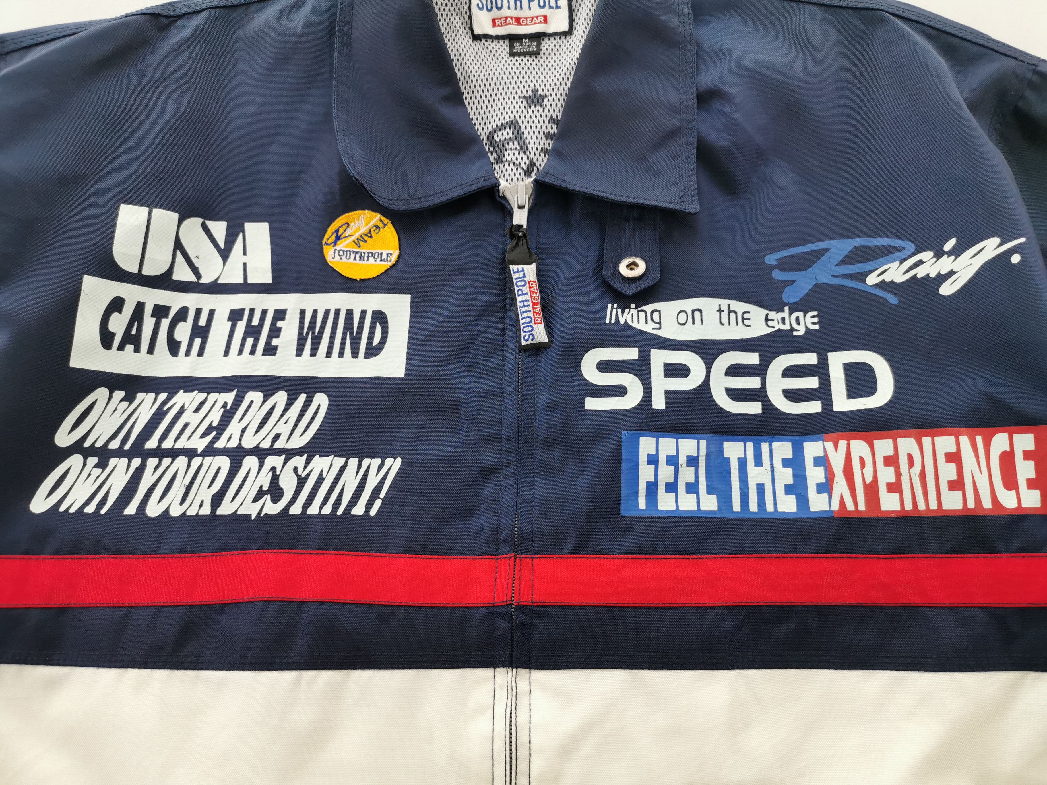 Southpole Vintage 90's Southpole Racing Team Jacket Nylon Size M Size US L / EU 52-54 / 3 - 6 Thumbnail