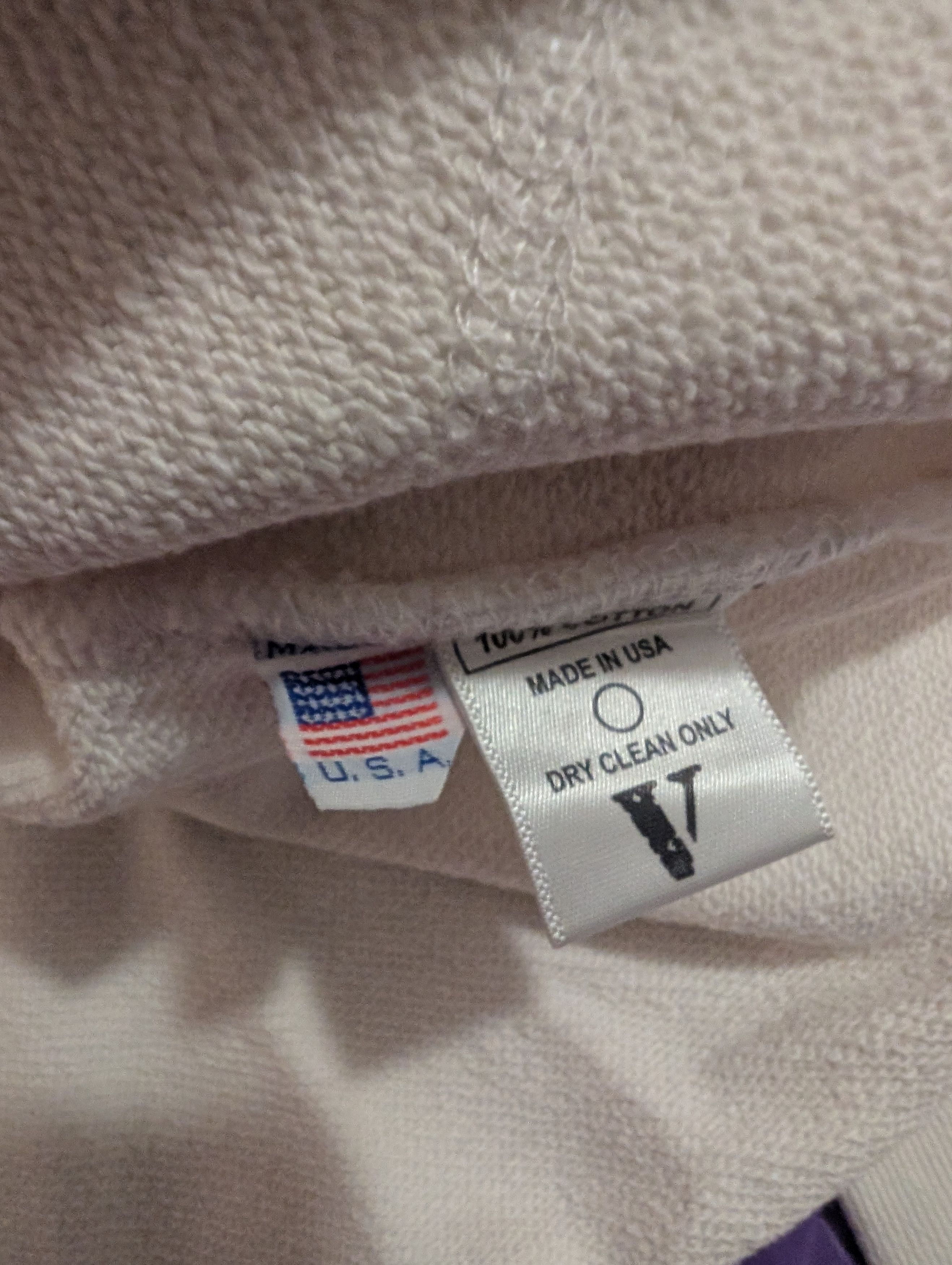 CLOT × Vlone Clot x Vlone White Hoodie size M Size US M / EU 48-50 / 2 - 4 Thumbnail