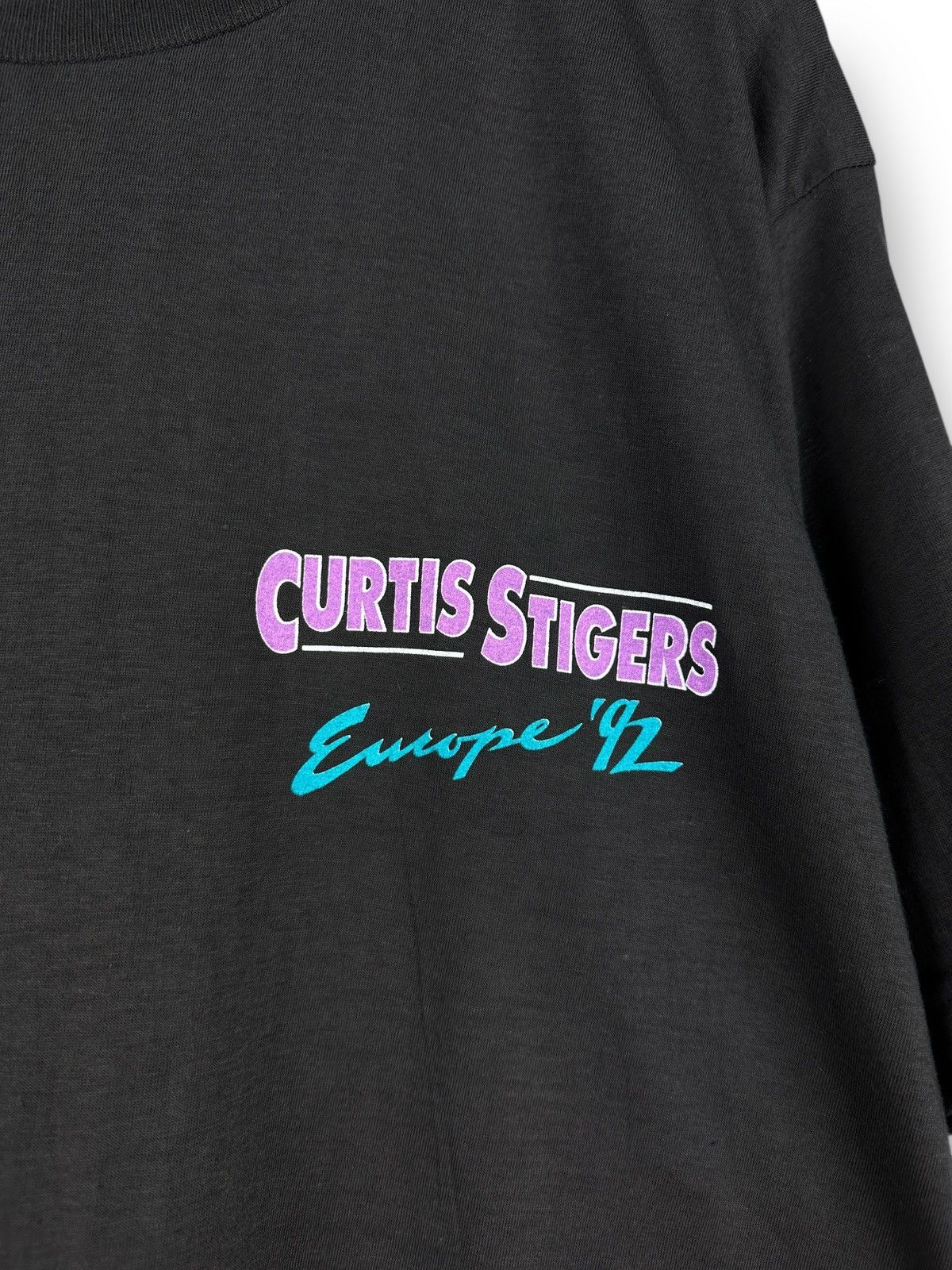 Band Tees Vintage 1992 Curtis Stigers European Tour T-Shirt Size US XL / EU 56 / 4 - 11 Thumbnail