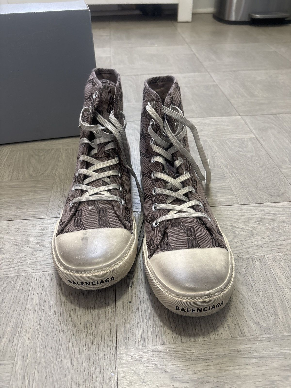Balenciaga Balenciaga Paris Highs Size US 13 / EU 46 - 3 Thumbnail
