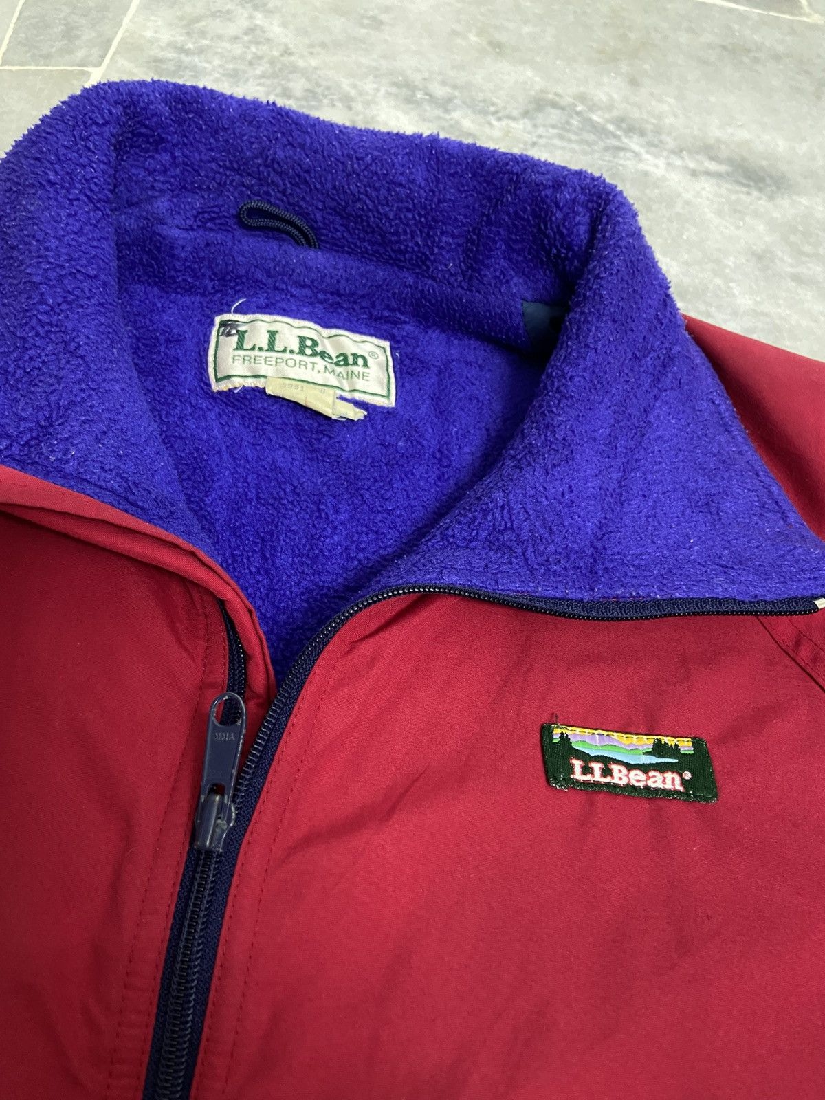 L.L. Bean Vintage 80s LL BEAN Jacket Nylon Zipper Lining Fleece Size US M / EU 48-50 / 2 - 8 Thumbnail