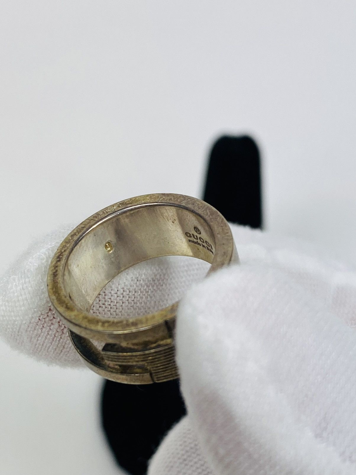 Gucci Gucci .925 Silver G Ring size IT 9 Size ONE SIZE - 3 Thumbnail
