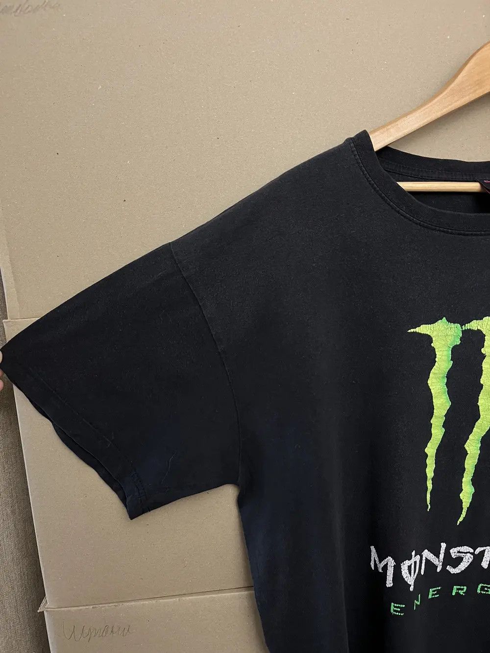 Vintage VINTAGE MONSTER ENERGY Y2K RACING TEE FADED T Shirt STREETWE Size US XL / EU 56 / 4 - 7 Thumbnail