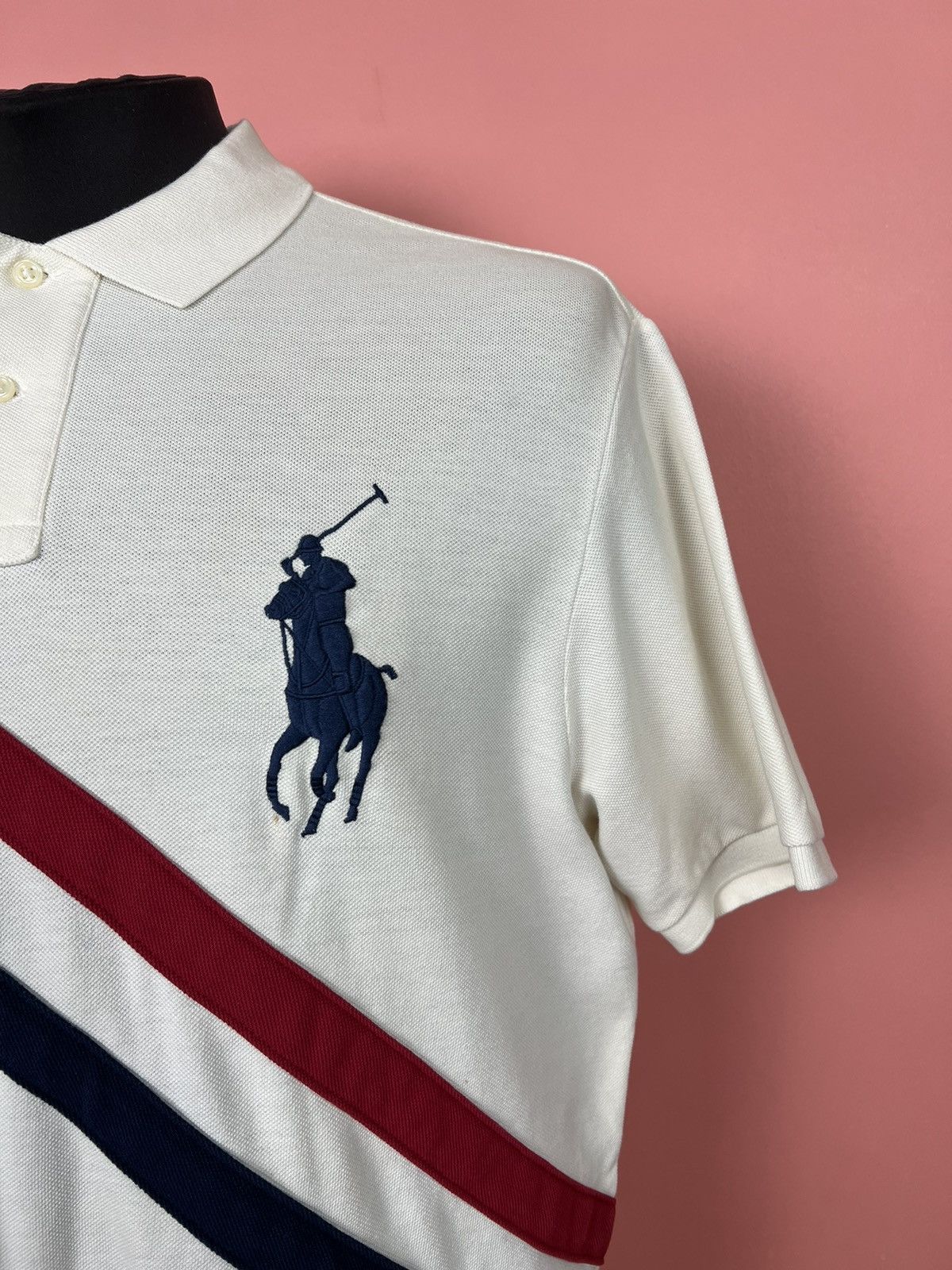 Polo Ralph Lauren Polo Ralph Lauren prl horse shirt casual striped logo Size US XL / EU 56 / 4 - 4 Thumbnail