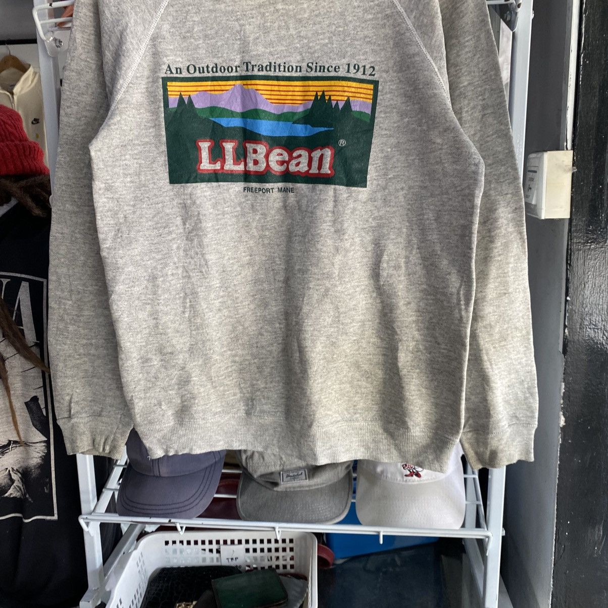 L.L. Bean × Vintage Vintage 80s LL Bean Big Logo Sweatshirt Medium Size US M / EU 48-50 / 2 - 4 Thumbnail