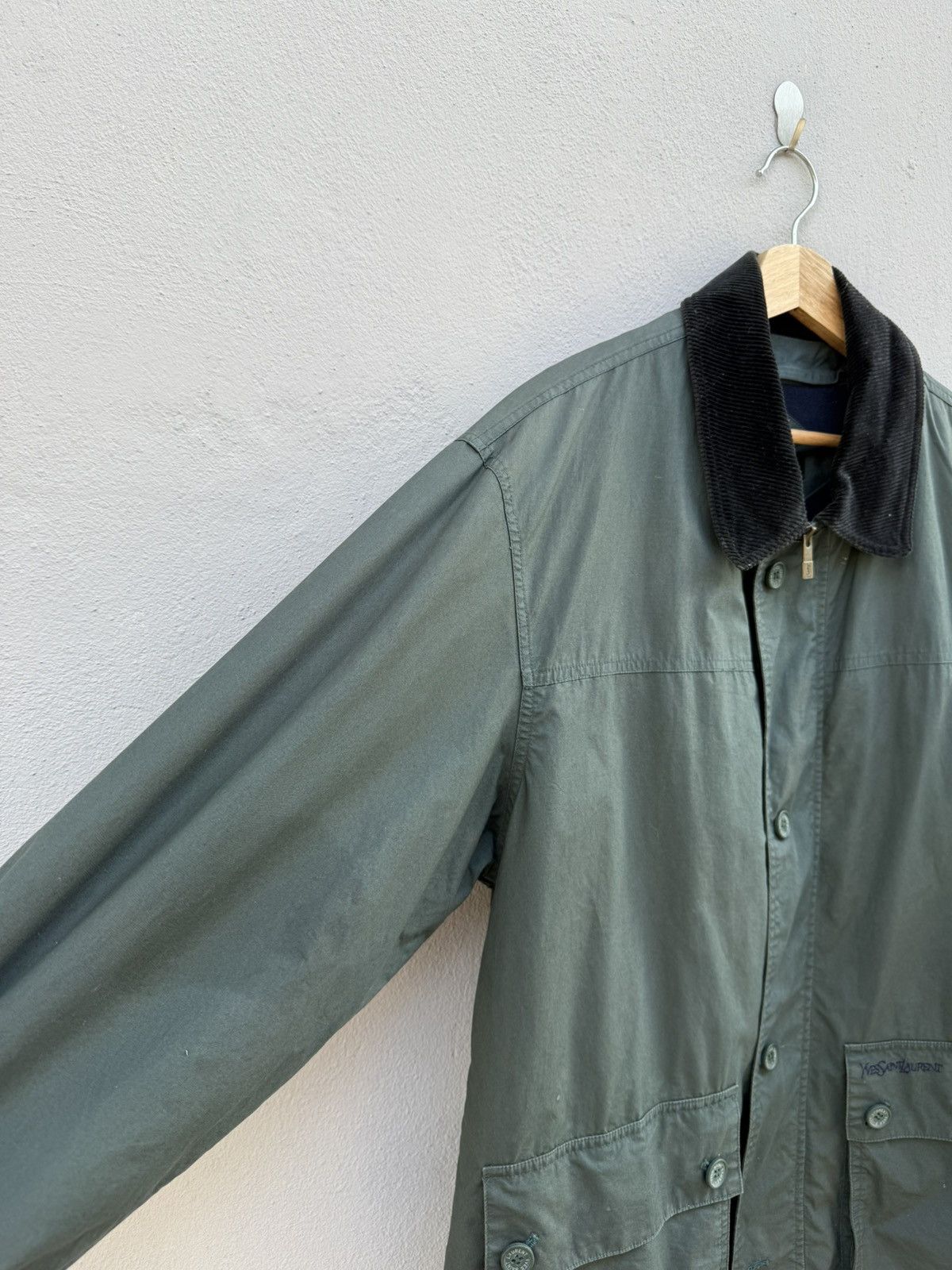 Yves Saint Laurent Vintage 90s YVES SAINT LAURENT YSL Military Style Jacket Size US L / EU 52-54 / 3 - 9 Thumbnail