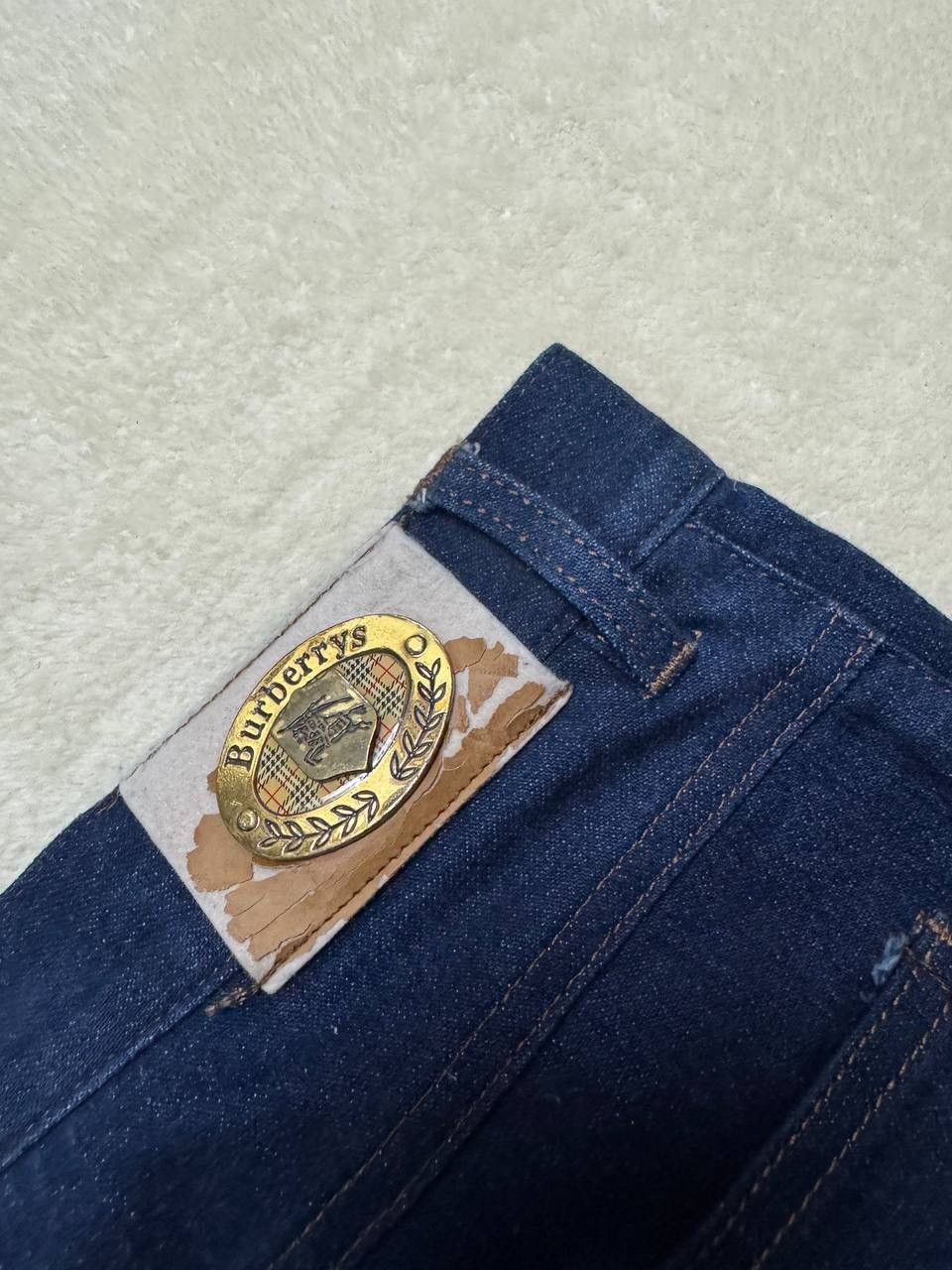 Burberry Burberry Of London Novacheck Blue Denim Jeans Rare Design Size US 27 - 15 Thumbnail