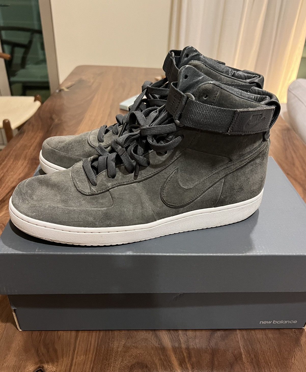 John Elliott × Nike Vandal high top in anthracite gray Size US 11.5 / EU 44-45 - 4 Thumbnail
