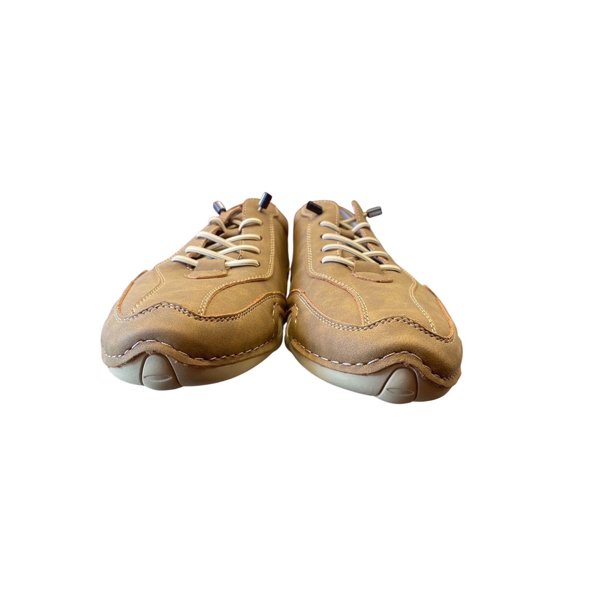 Other Salkin USA Mens Brown Faux Leather Casual Shoes Size 44/10 S Size US 10 / EU 43 - 9 Thumbnail