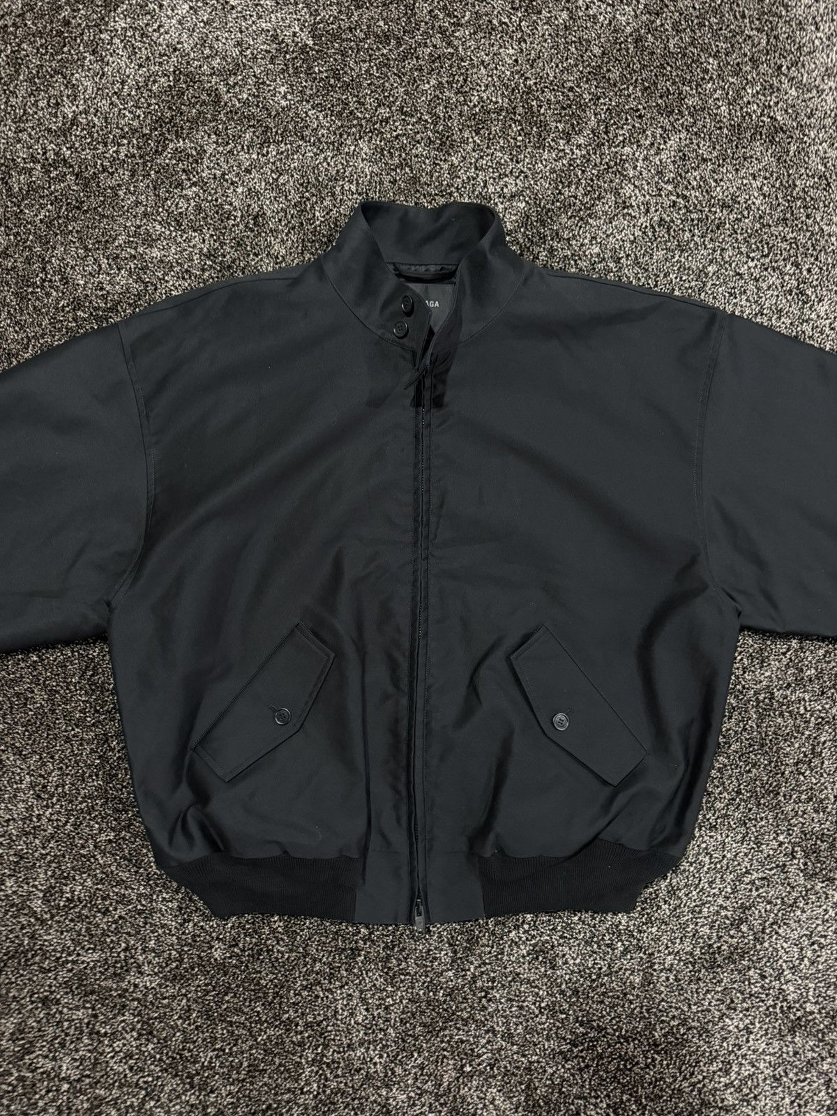 Balenciaga Balenciaga Demna Oversize Cotton-Shell Black Basebal Jacket Size US M / EU 48-50 / 2 - 7 Thumbnail
