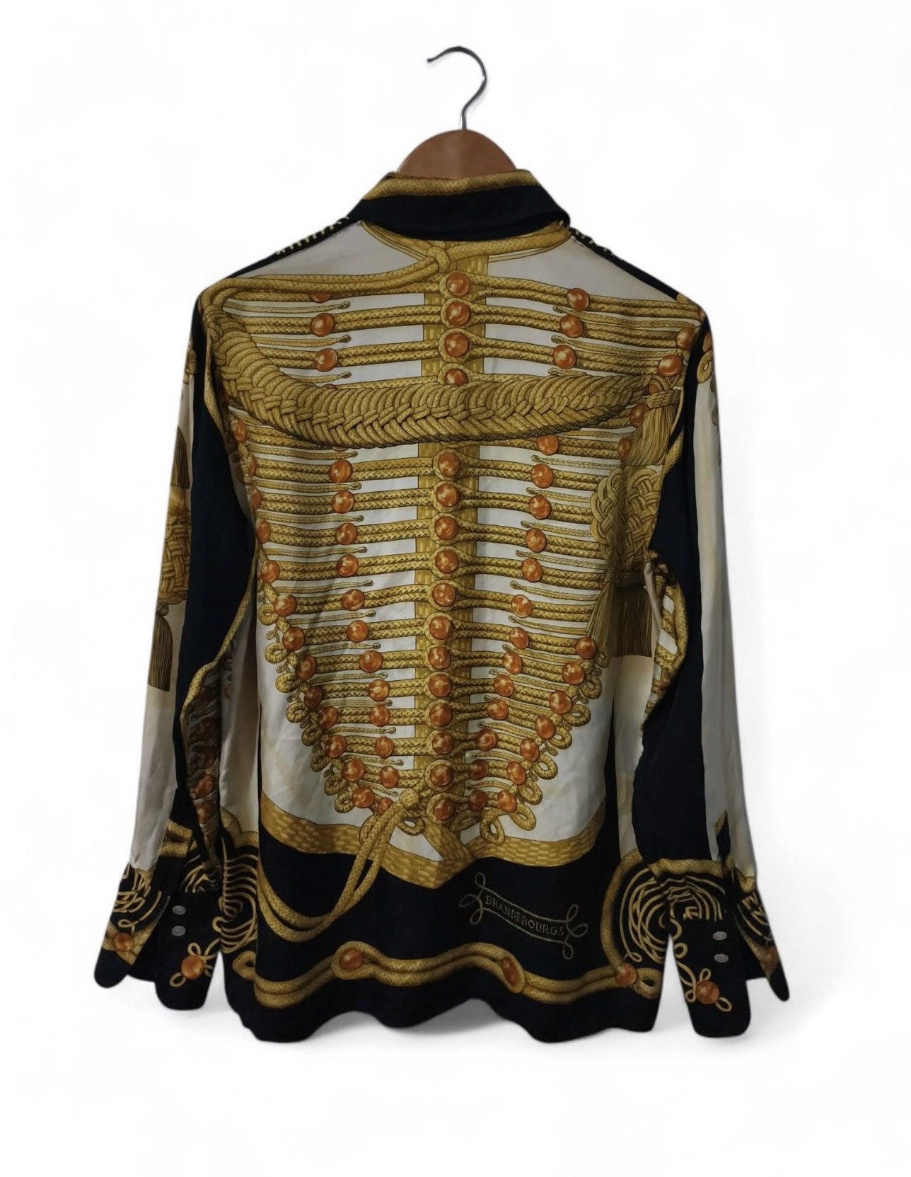 Hermes Hermes Paris Baroque Brandebourgs 1970s silk made in France Size US M / EU 48-50 / 2 - 9 Thumbnail