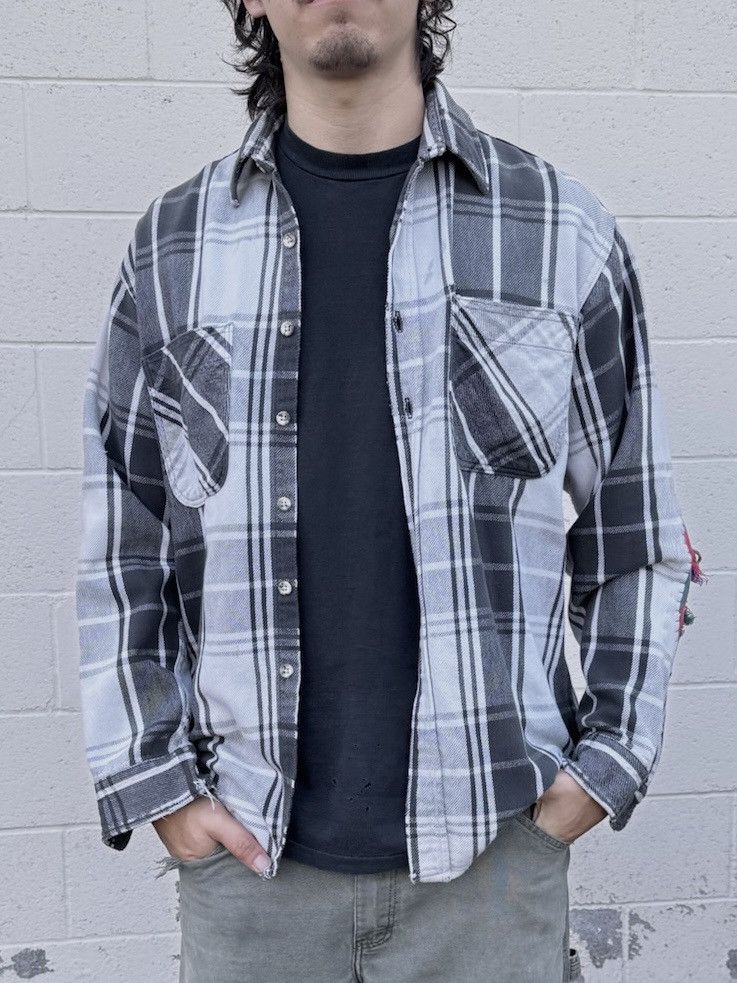 Other VTG 70’s Patchwork Heavyweight Cotton Flannel Button Up Size US L / EU 52-54 / 3 - 1 Thumbnail