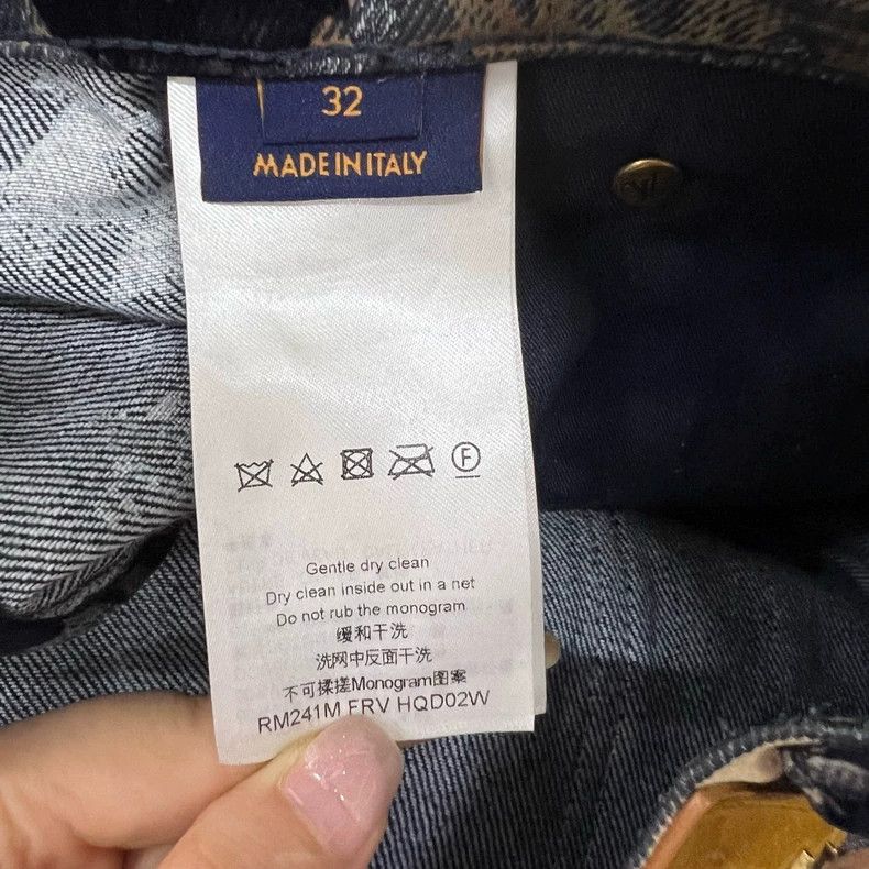 Louis Vuitton Louis Vuitton Faded Fire Cloud Loose Jeans 2501-Nextarrow Size US 32 / EU 48 - 5 Thumbnail