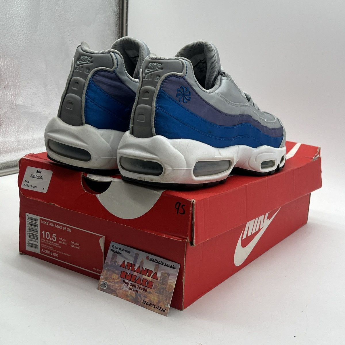 Nike Air max 95 blue nebula Size US 10.5 / EU 43-44 - 5 Thumbnail