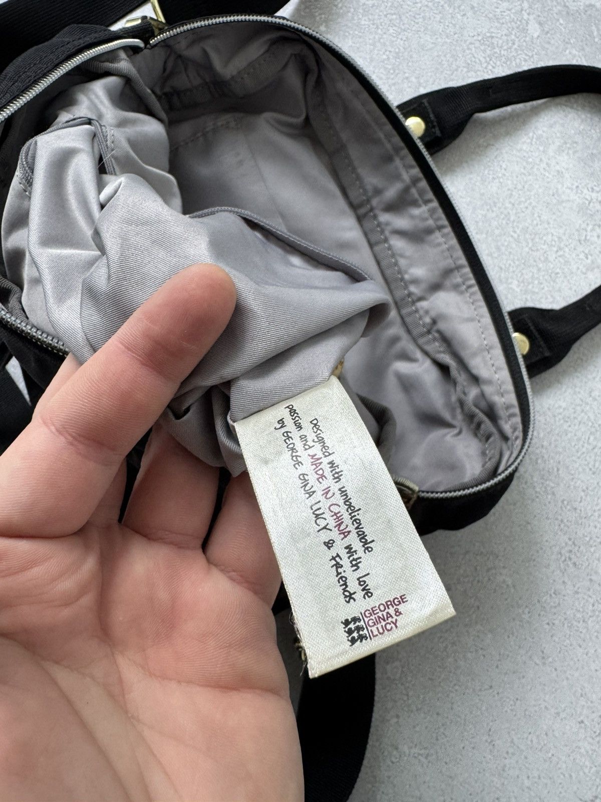George Gina & Lucy × Japanese Brand Vintage George Gina & Lucy Side Saddie Shoulder Pocket Bag Size ONE SIZE - 12 Thumbnail
