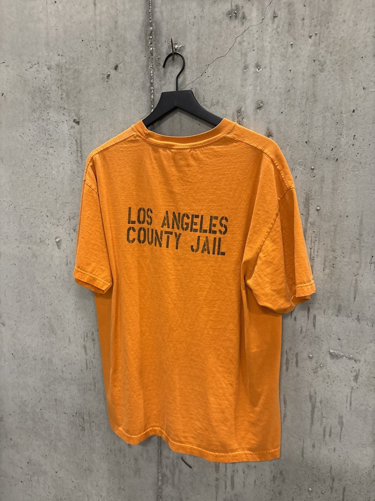 Vintage Vintage LA County Jail Shirt Faded Distressed Grunge Band Size US XL / EU 56 / 4 - 5 Thumbnail
